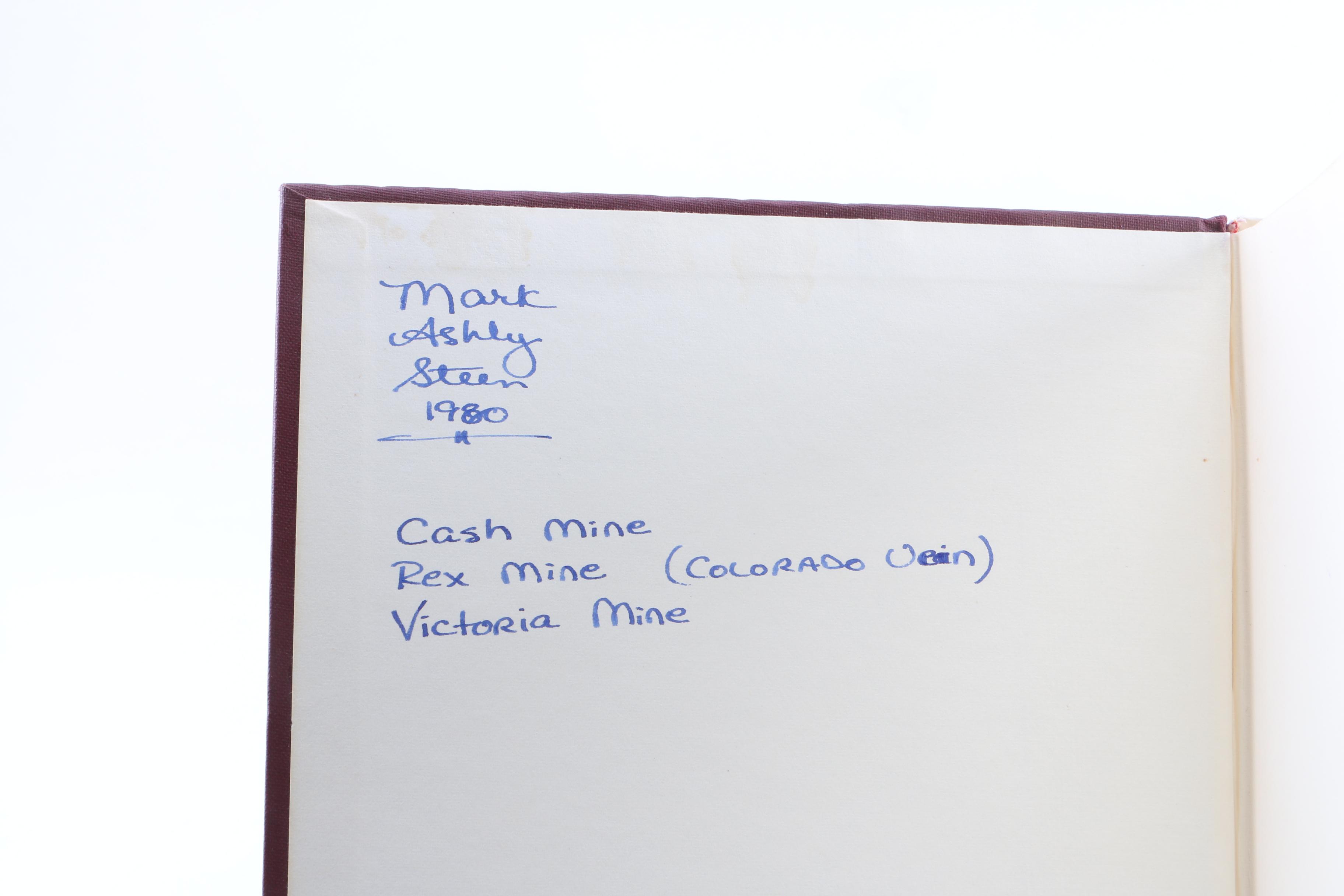 Assorted Books on Minerology Including "Dana's Manual of Minerology"