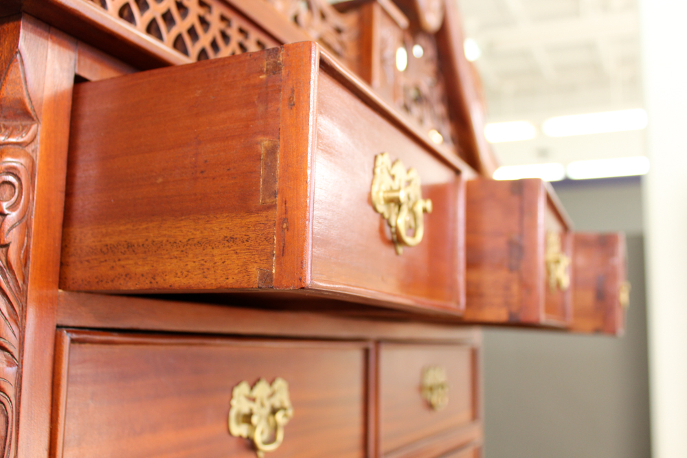Chippendale Style Mahogany Highboy