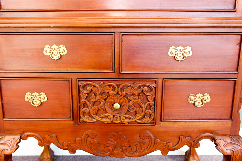 Chippendale Style Mahogany Highboy