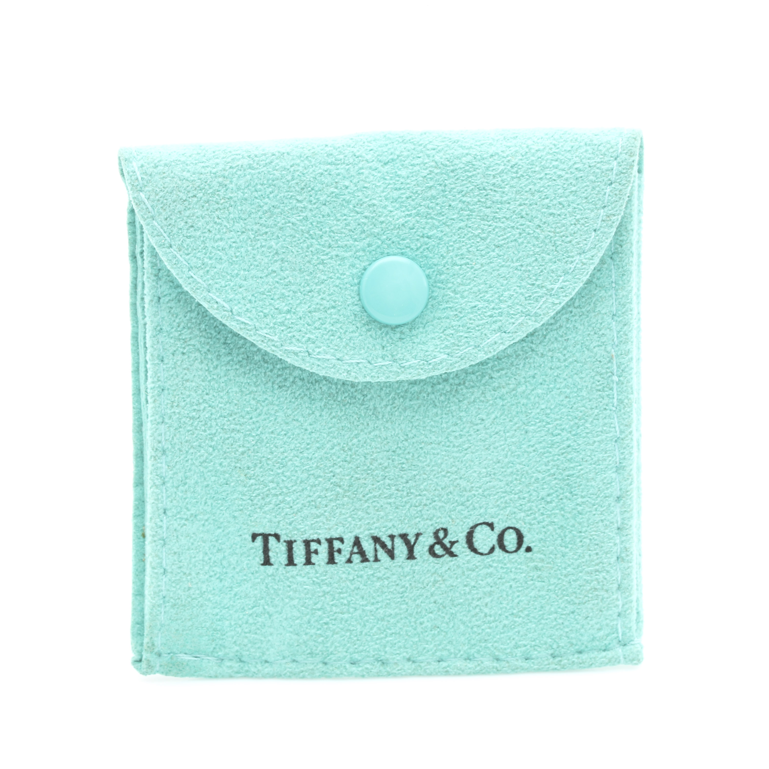 Tiffany & Co. Sterling Silver and Enamel 'X' Ring