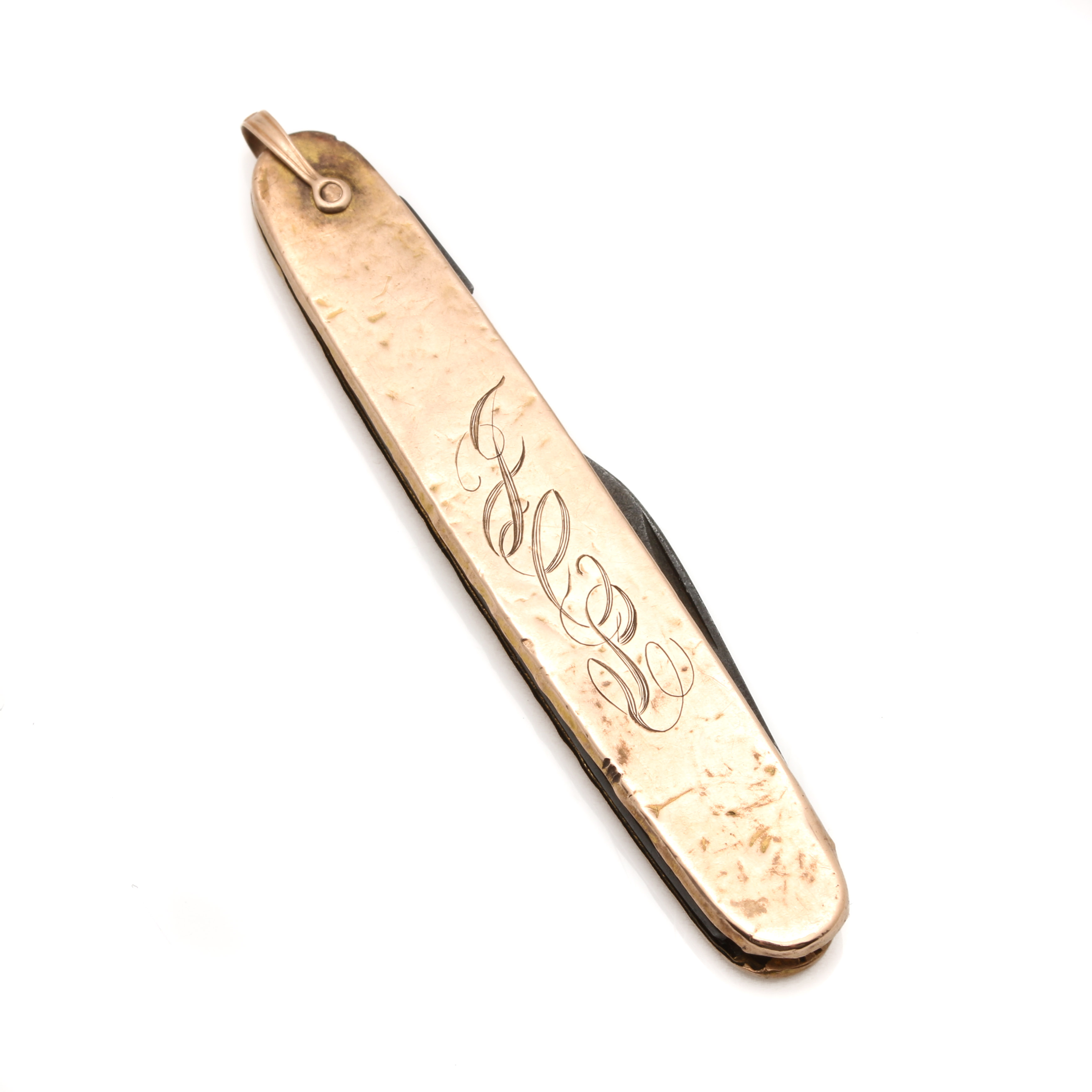 10K Yellow Gold Capped Pocket Knife