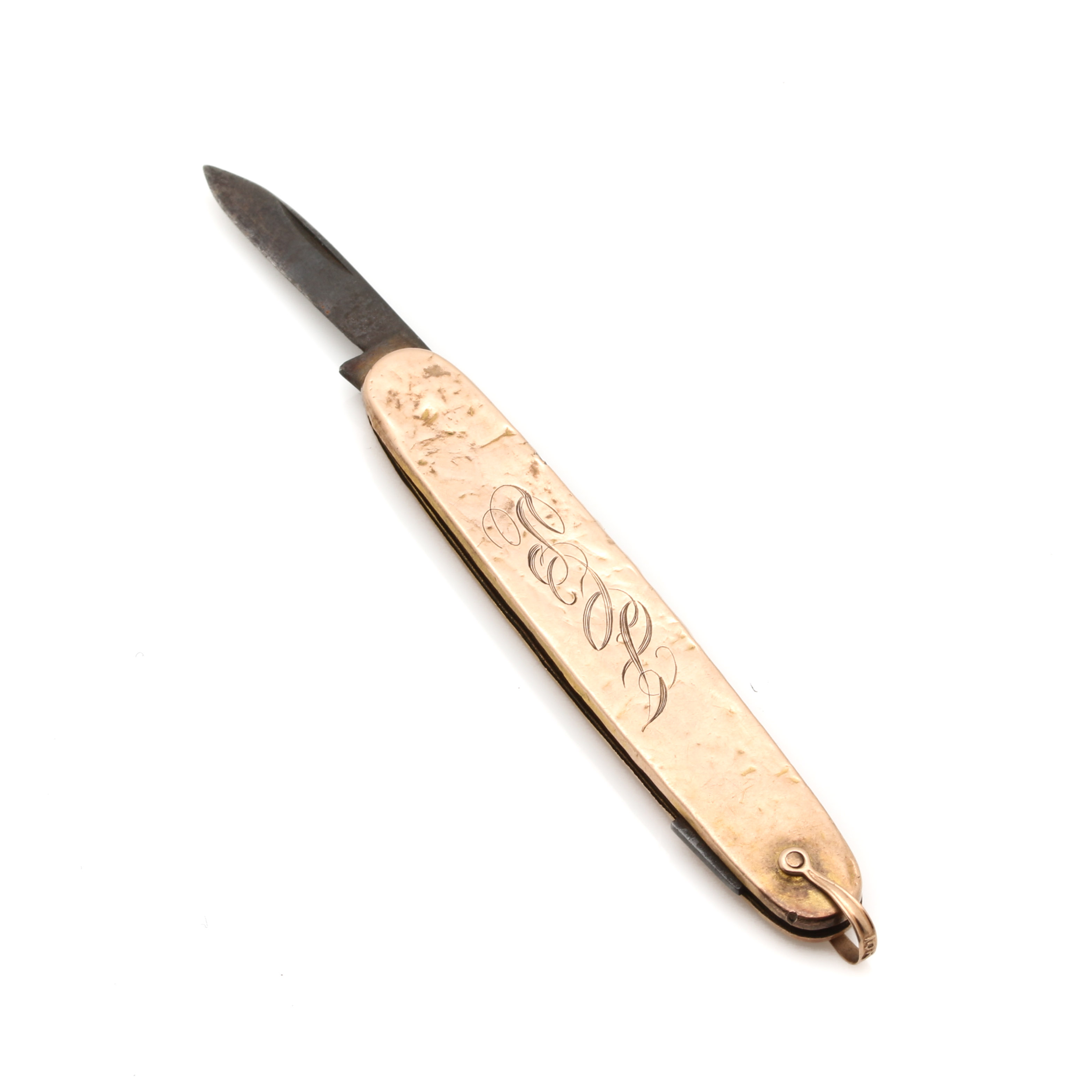 10K Yellow Gold Capped Pocket Knife