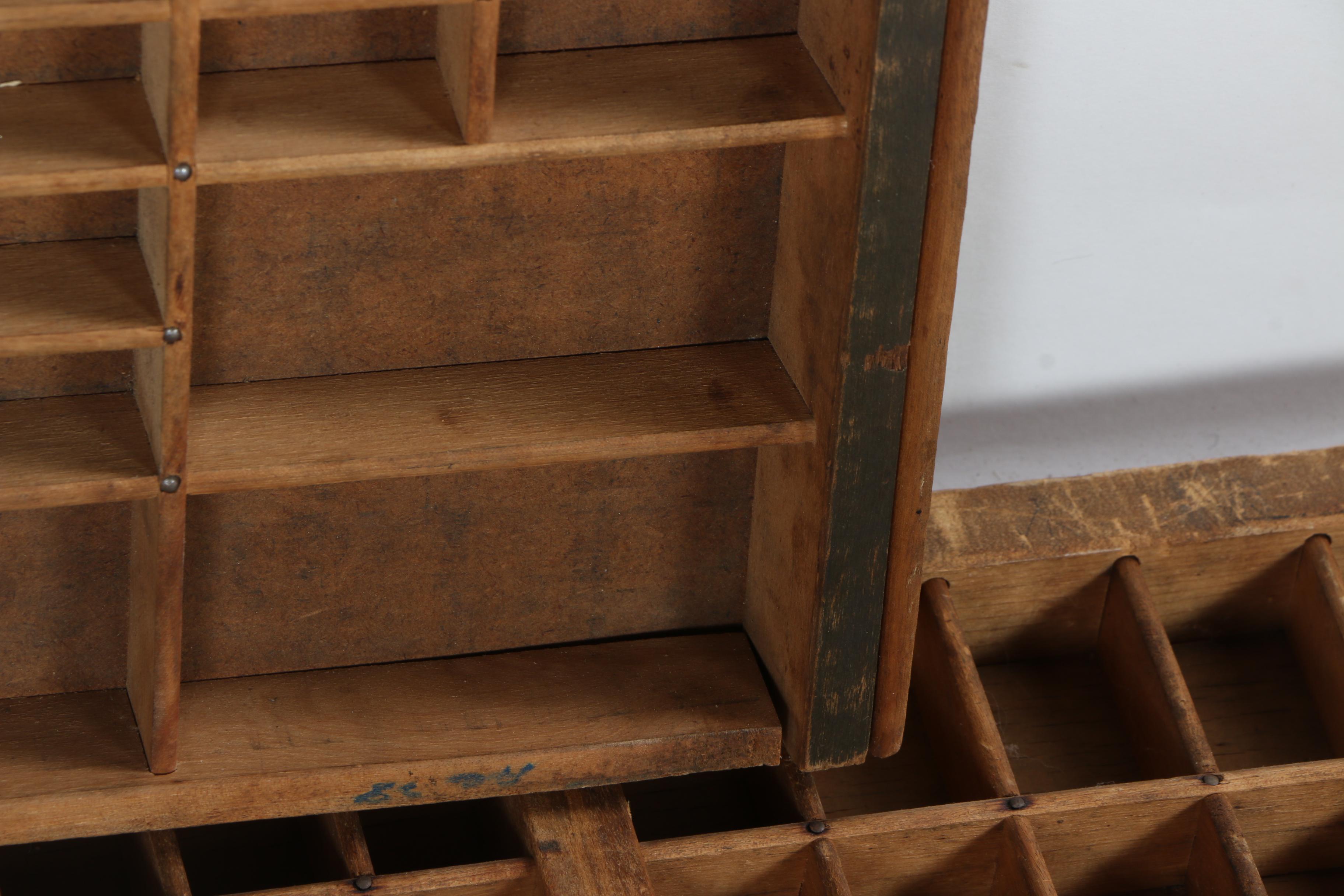 Vintage Typesetter Trays