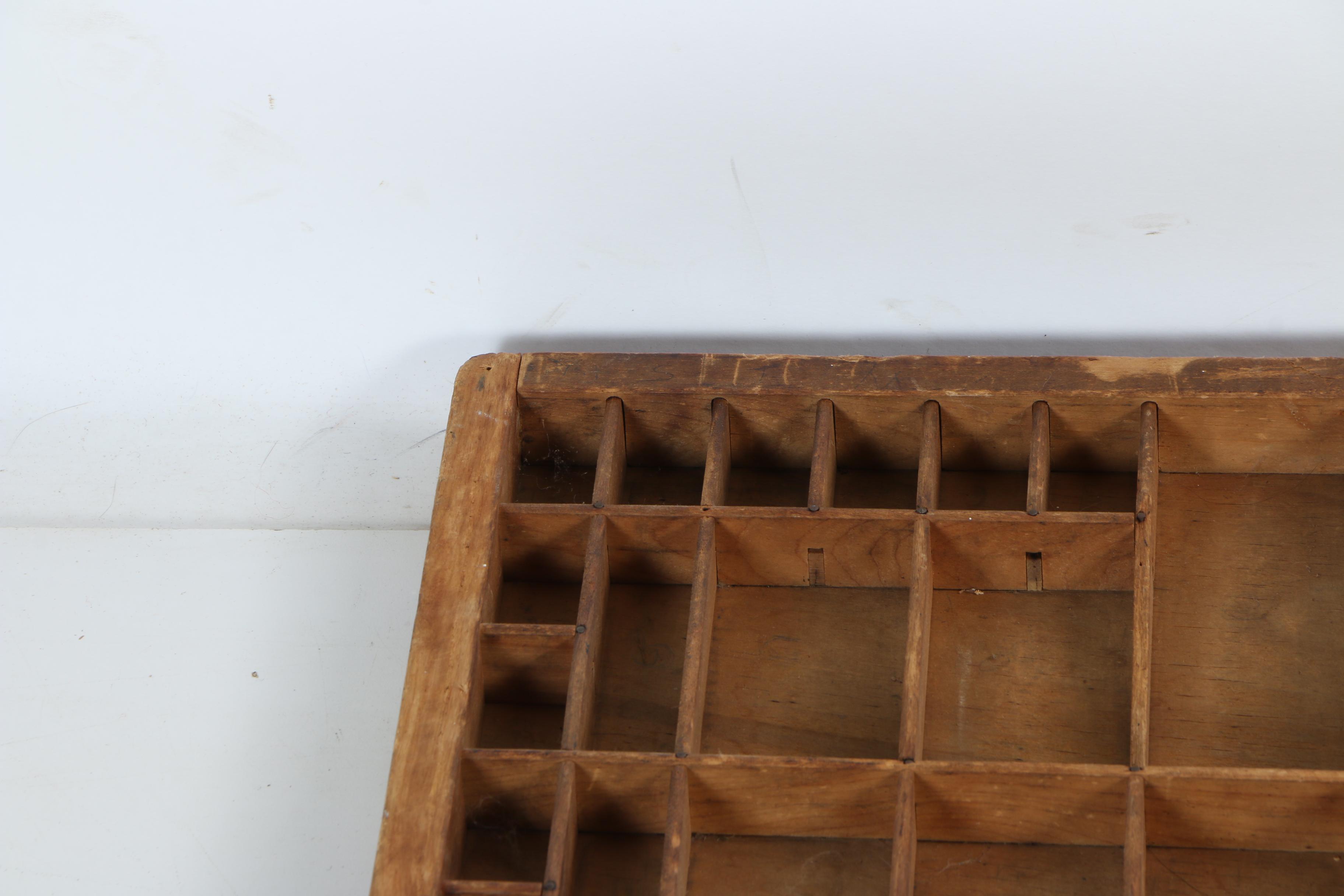 Vintage Typesetter Trays