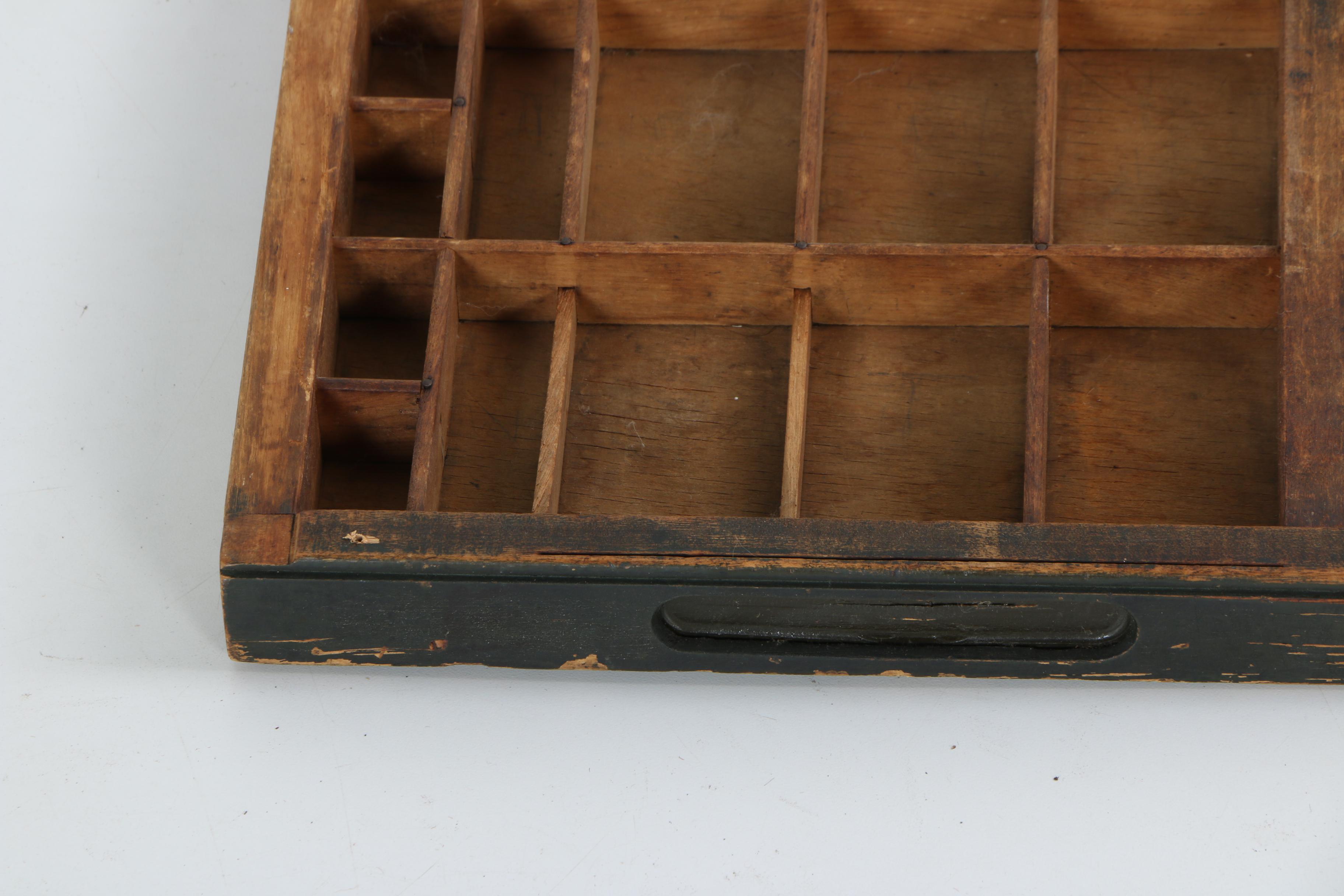 Vintage Typesetter Trays