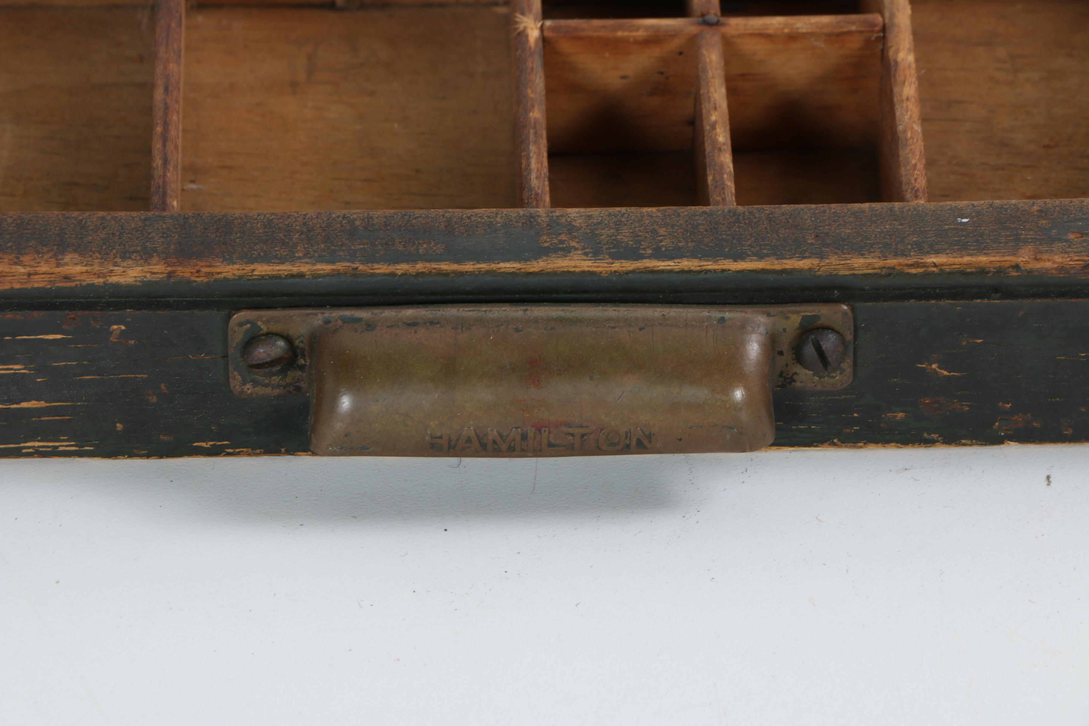 Vintage Typesetter Trays