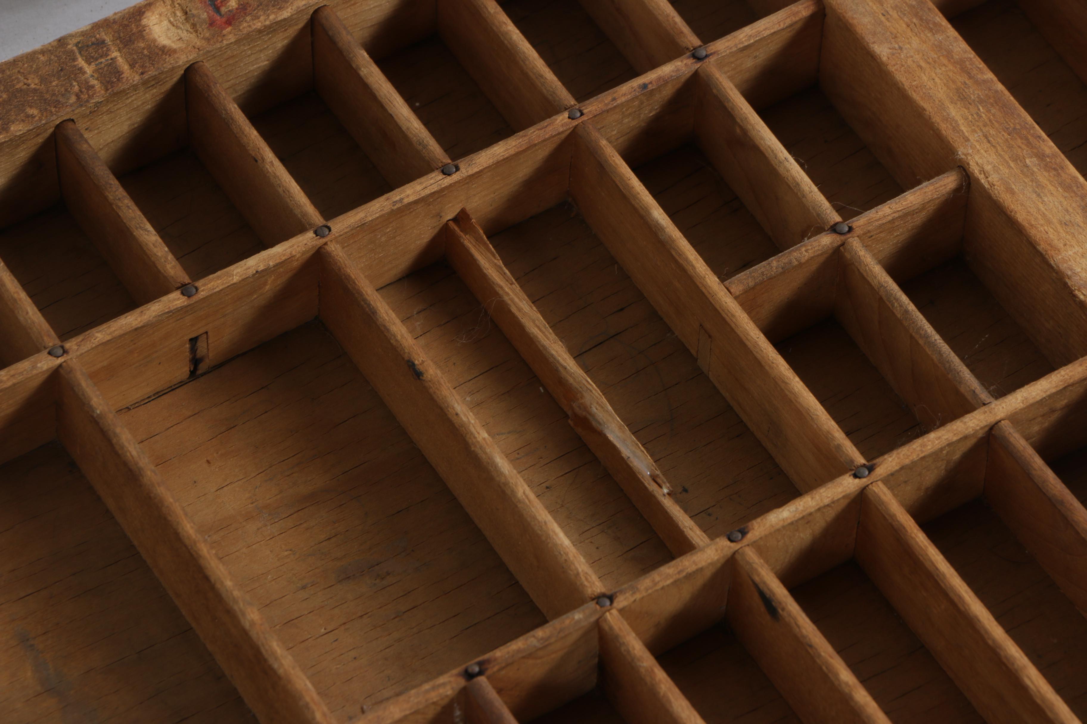 Vintage Typesetter Trays