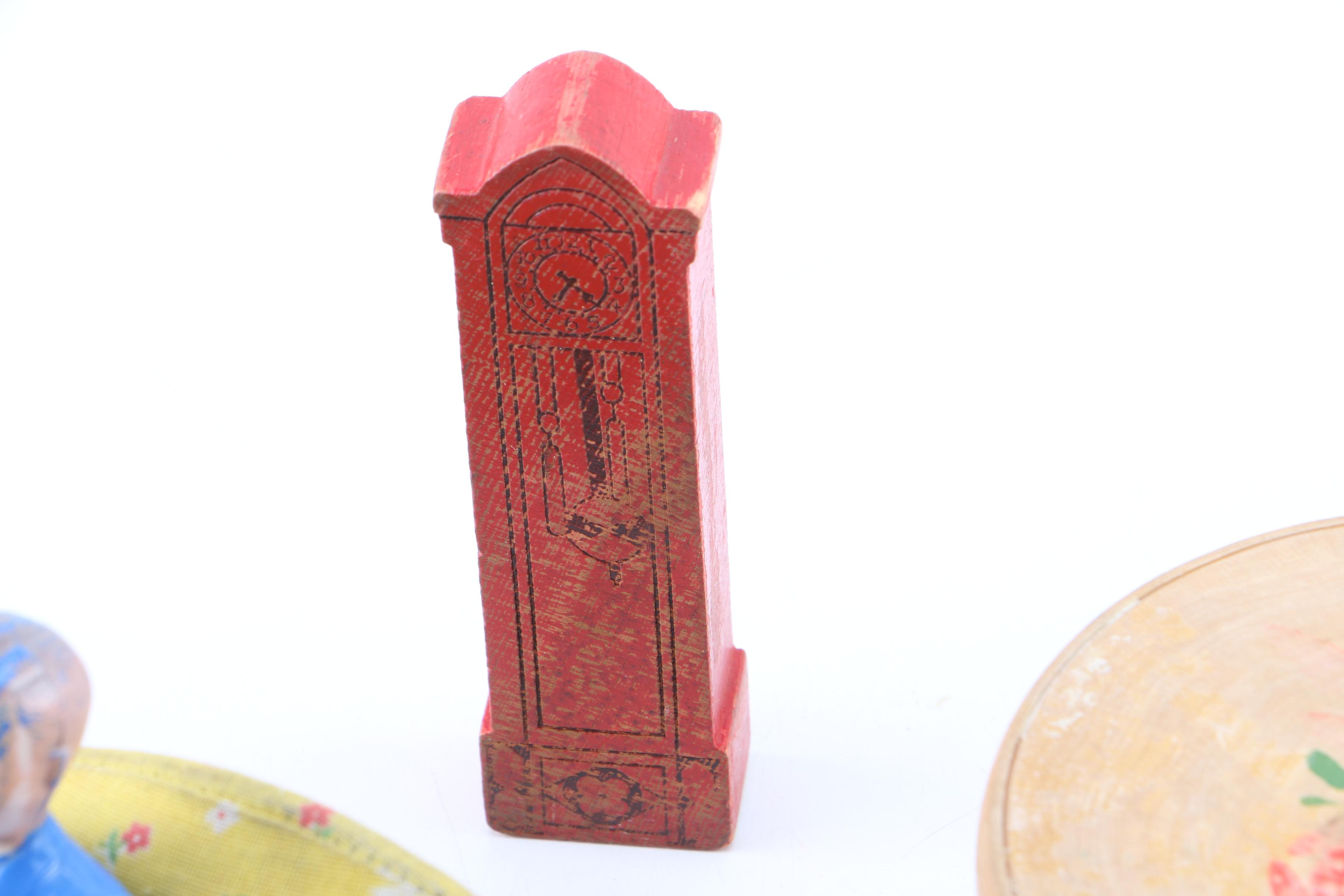 1950s Renwal Plastic Doll Family and Doll House Furniture