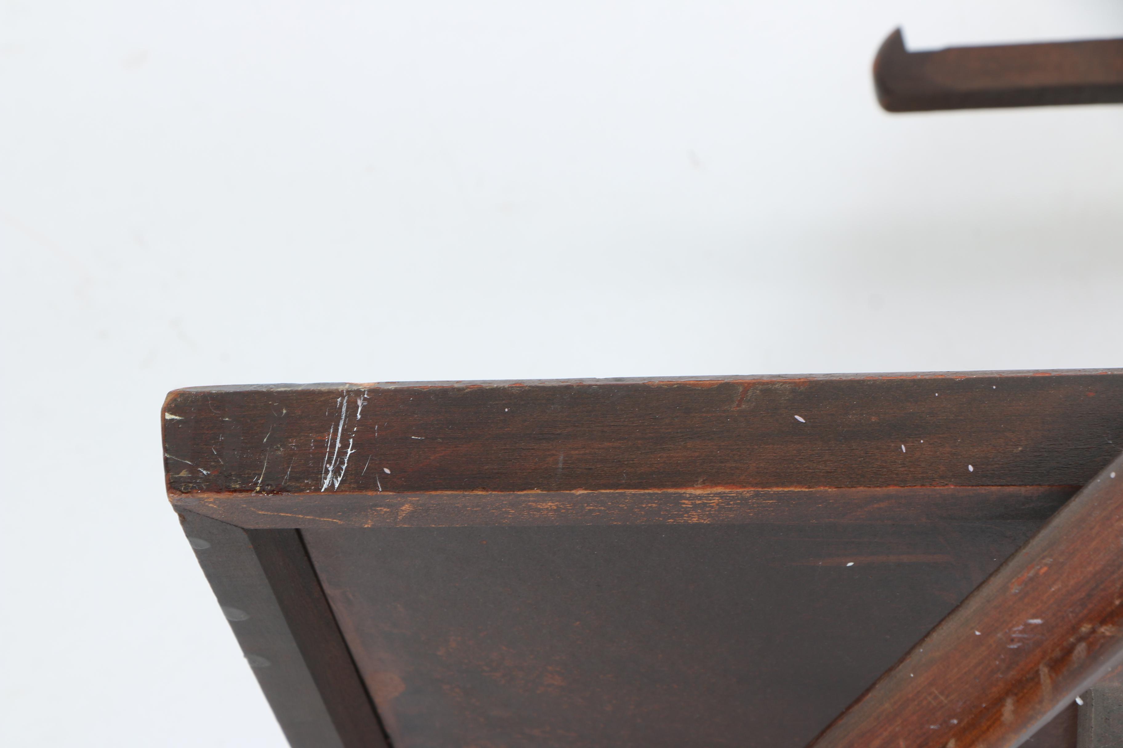 Mid Century Modern Two Tier Rolling Tea Cart