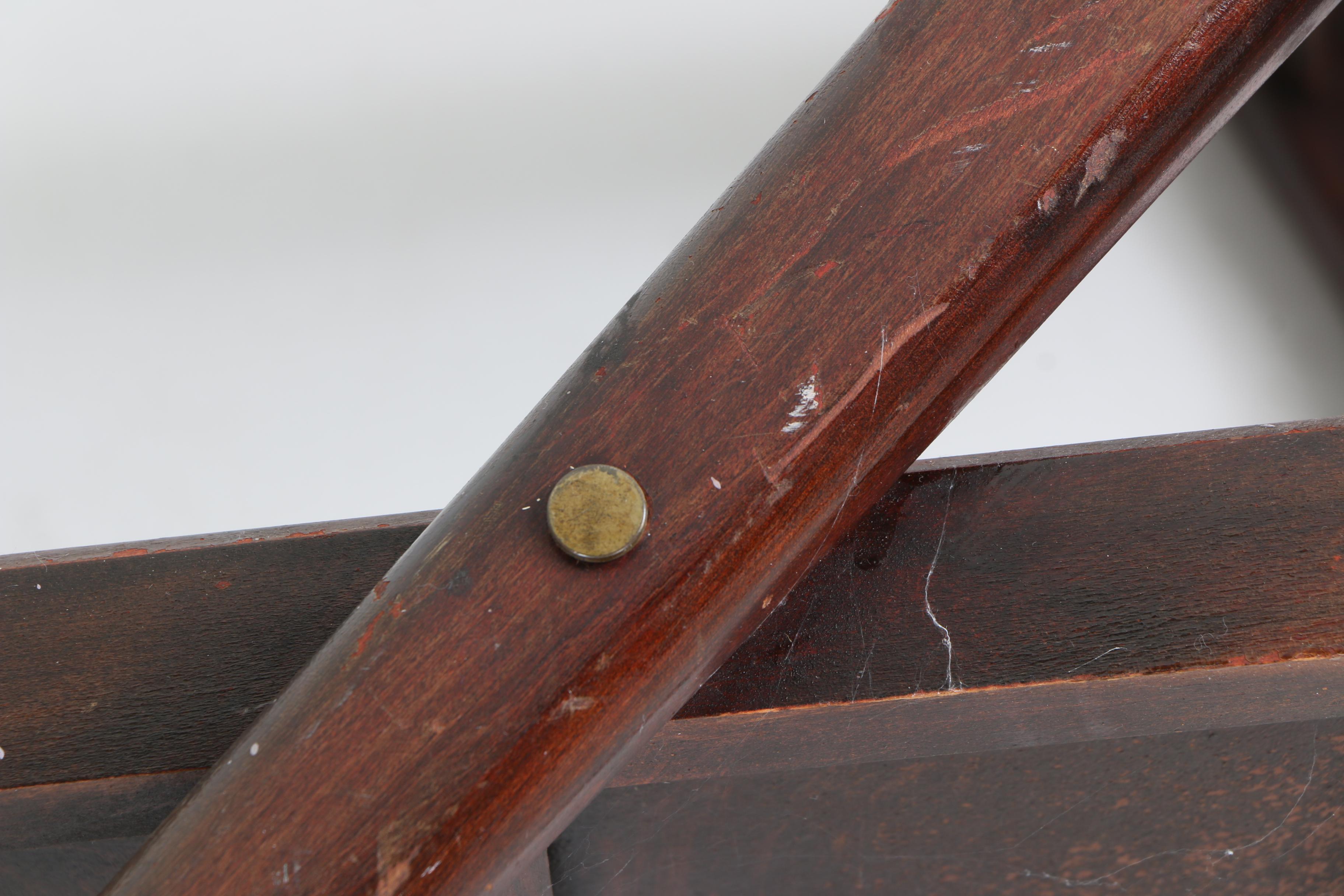 Mid Century Modern Two Tier Rolling Tea Cart