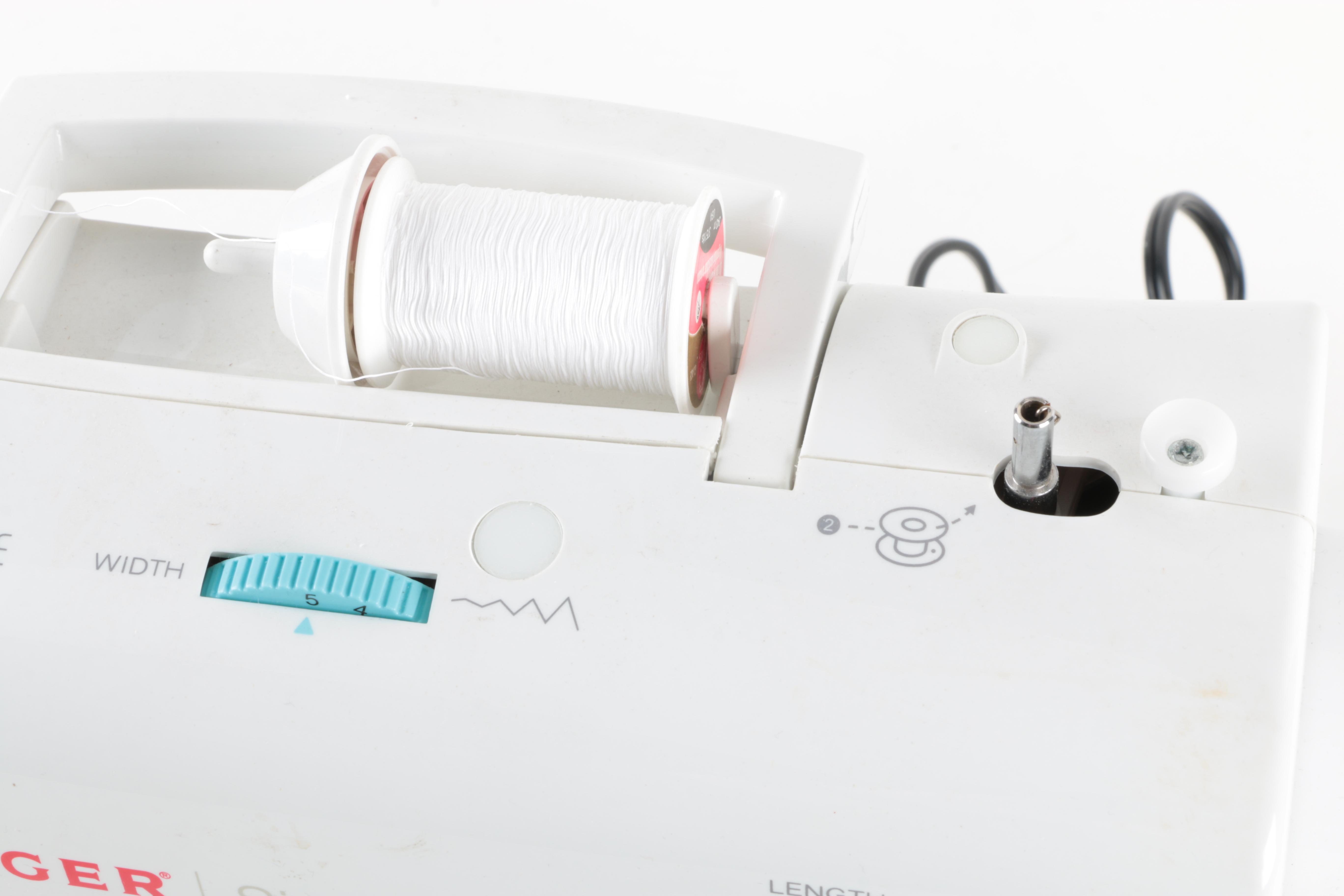 White Singer Sewing Machine