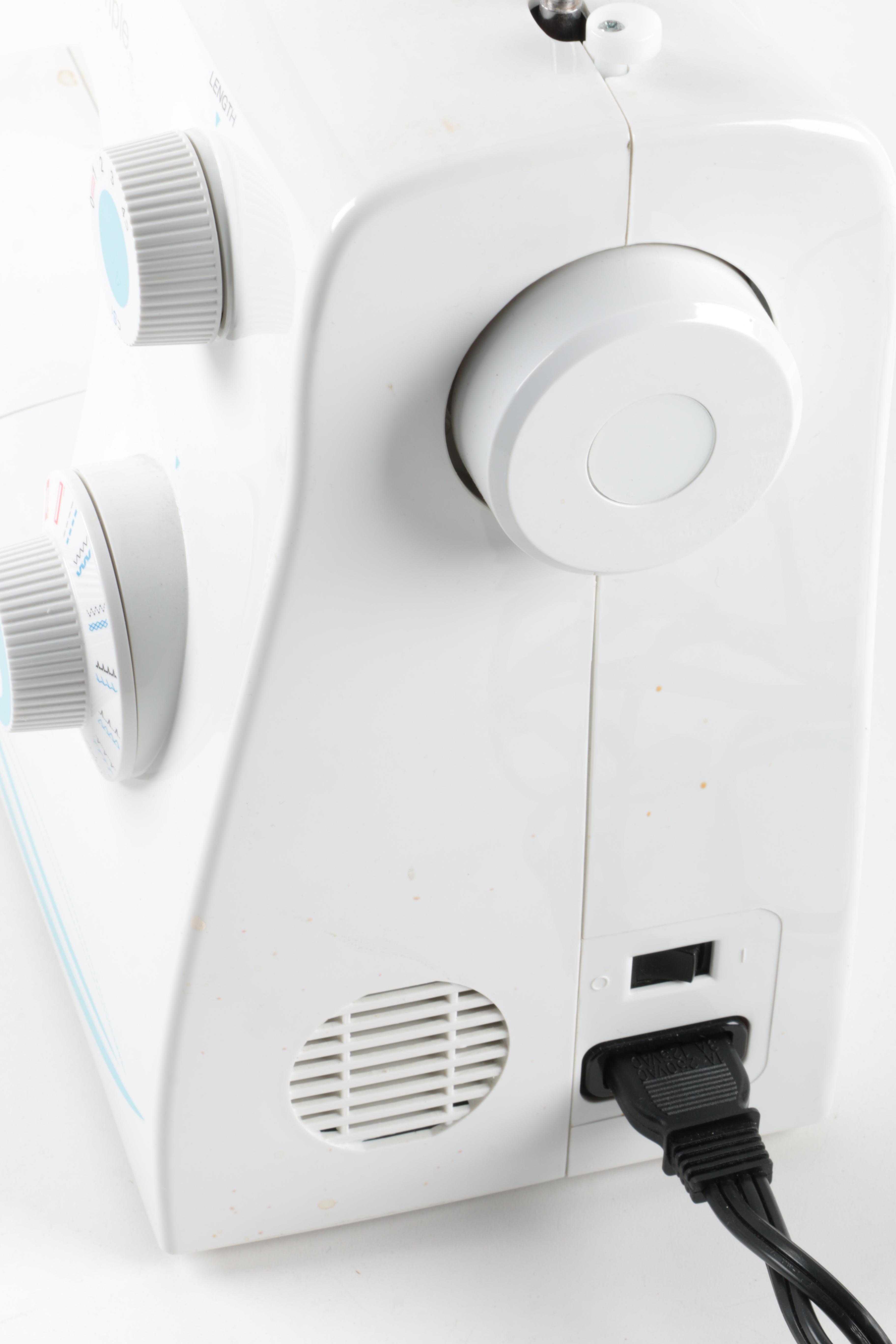 White Singer Sewing Machine