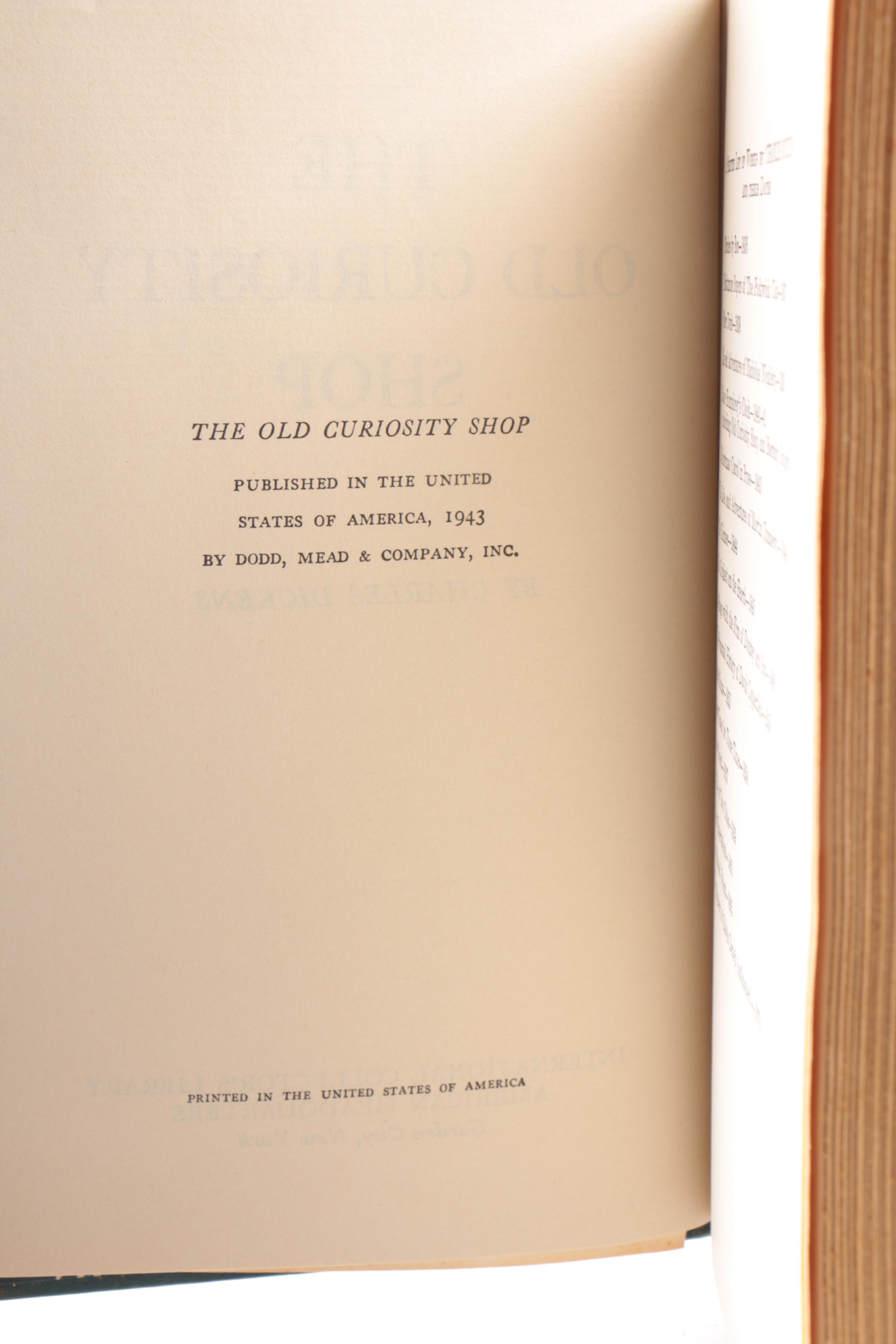 International Collectors Library Books Including Charles Dickens