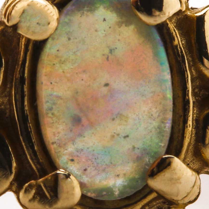 14K Yellow Gold Opal Ring