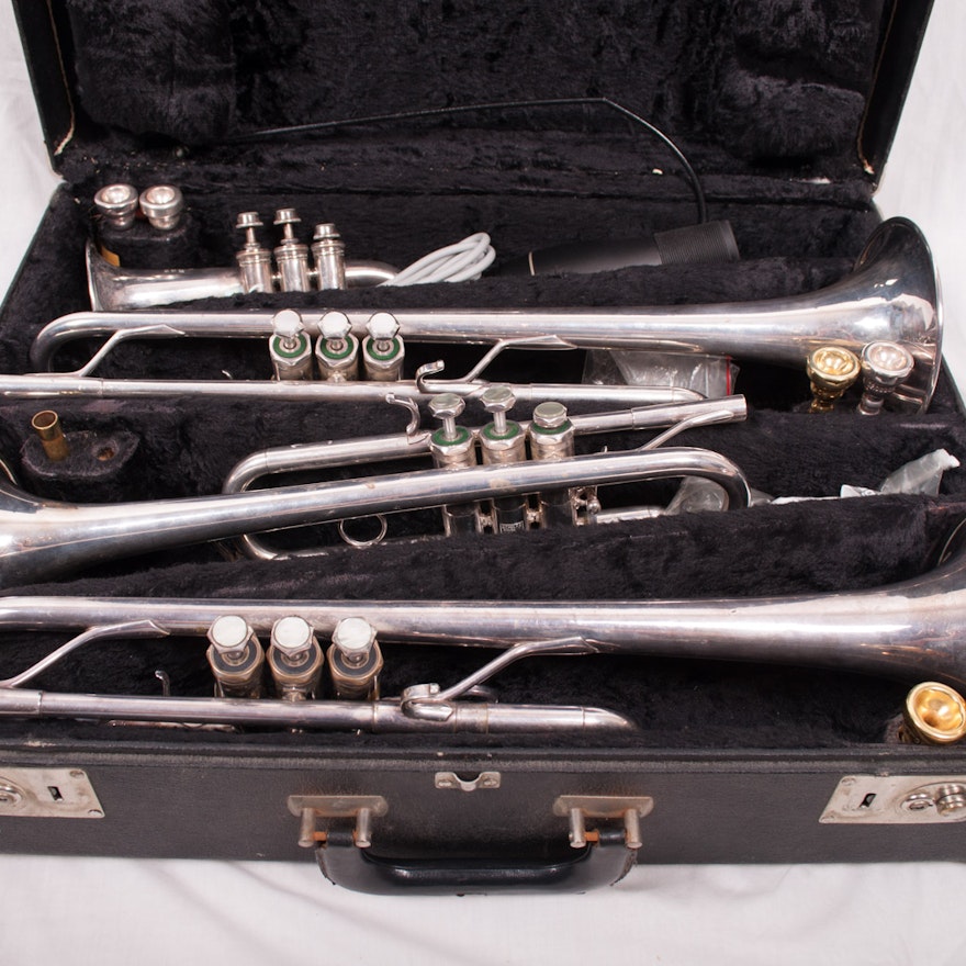 Vintage Schilke Trumpets and C. Mahillon Piccolo Trumpet