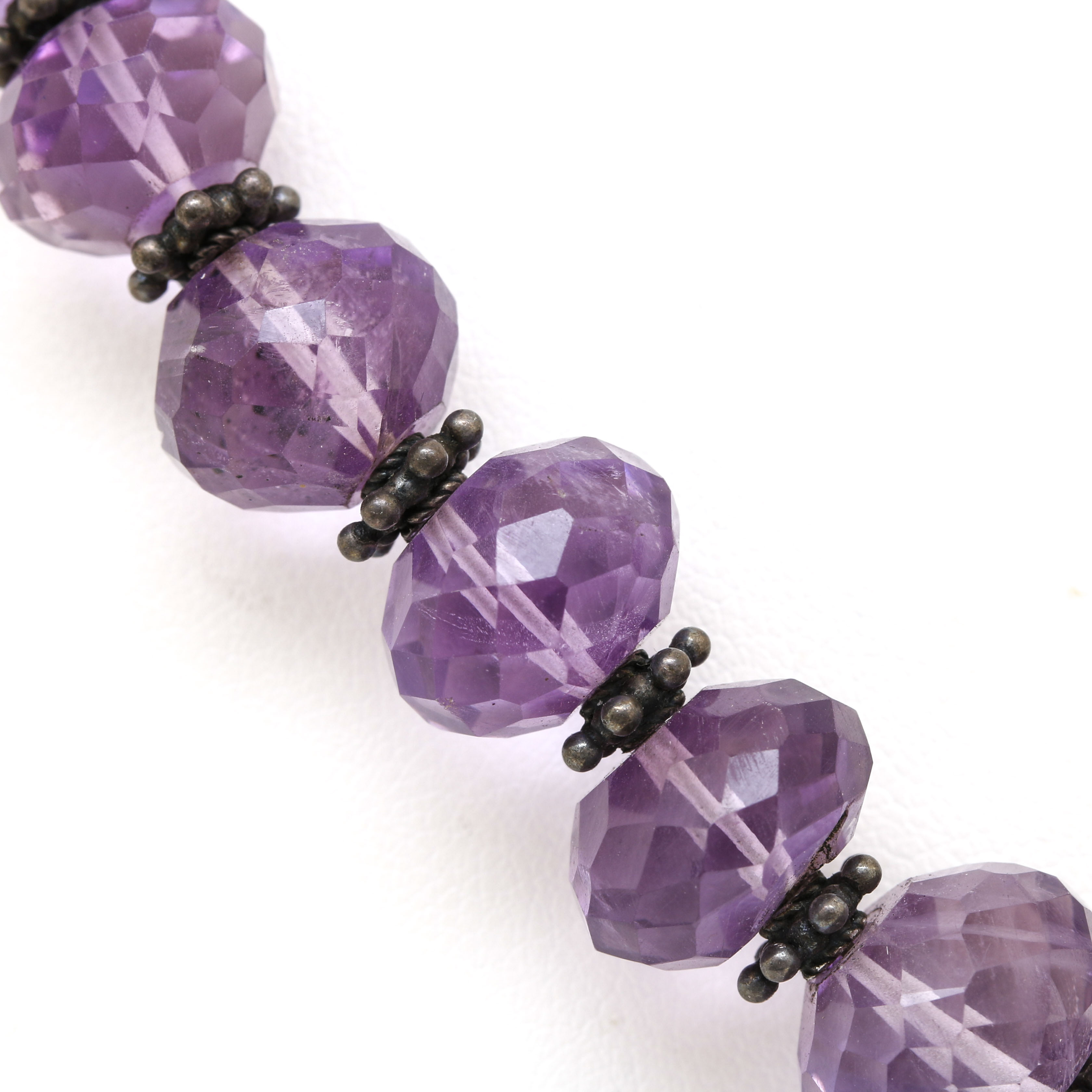 Sterling Silver Amethyst Necklace