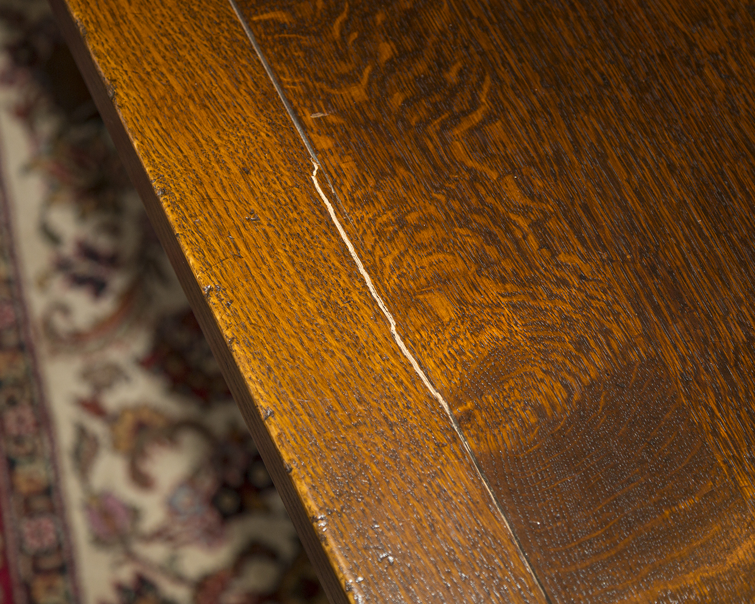 English Oak Expandable Pub Table