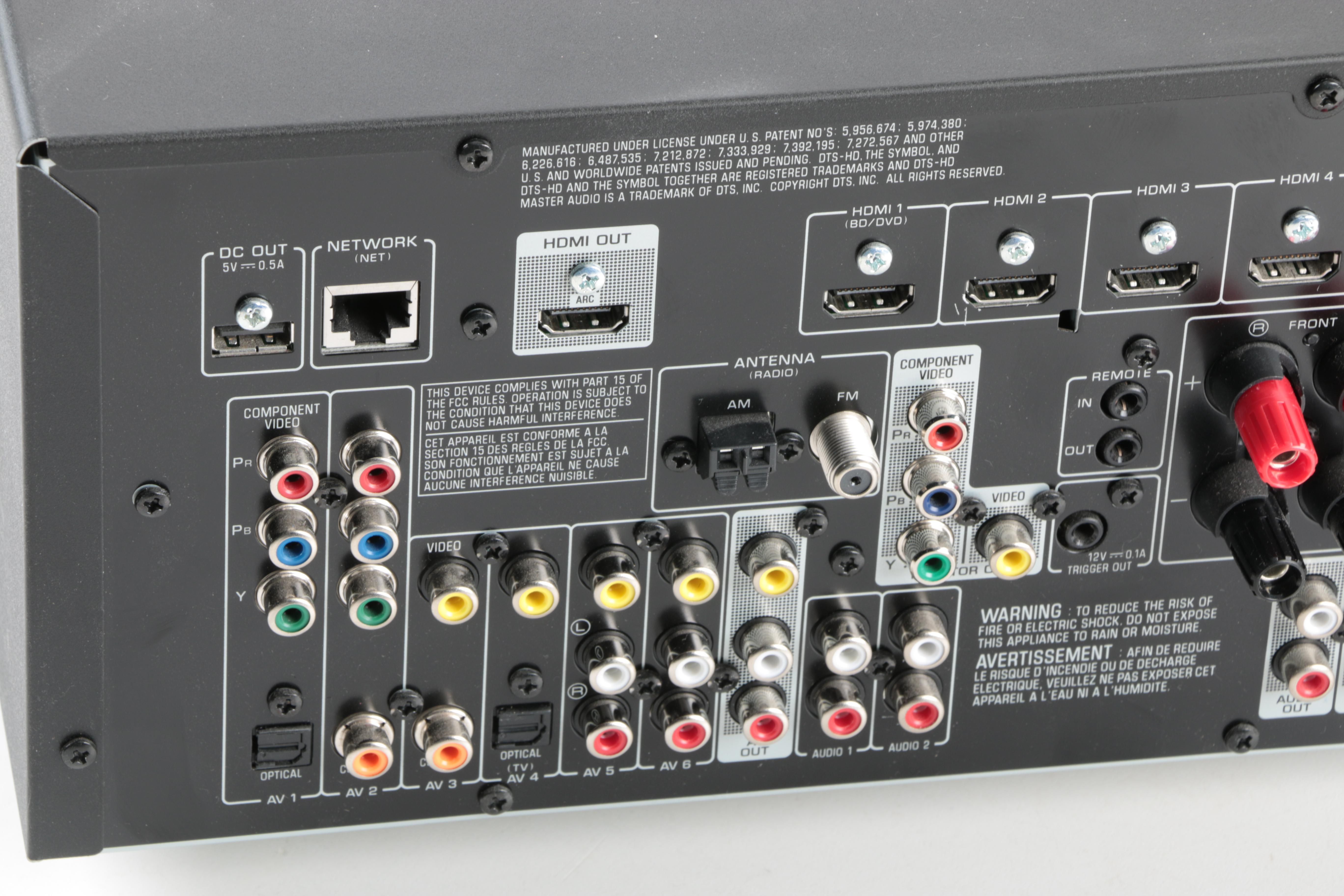 Yamaha Stereo AV Receiver and Niles Speaker Selection System