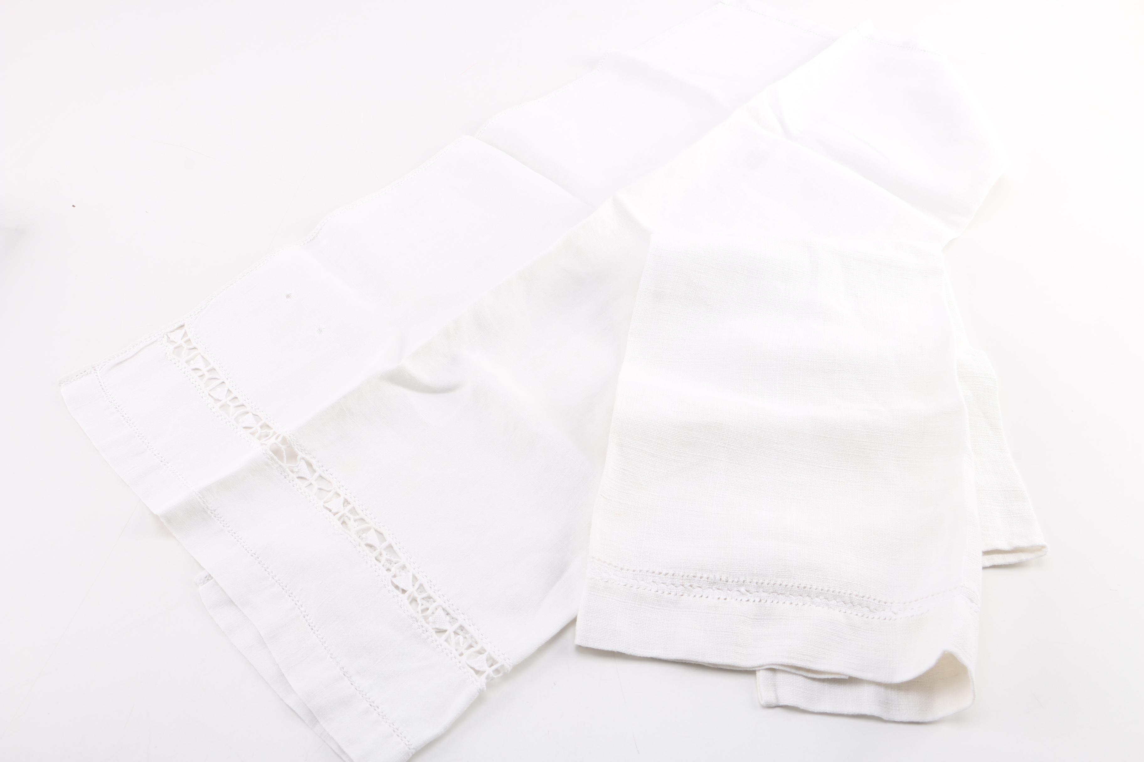 Selection of Linen and Cotton Napkins