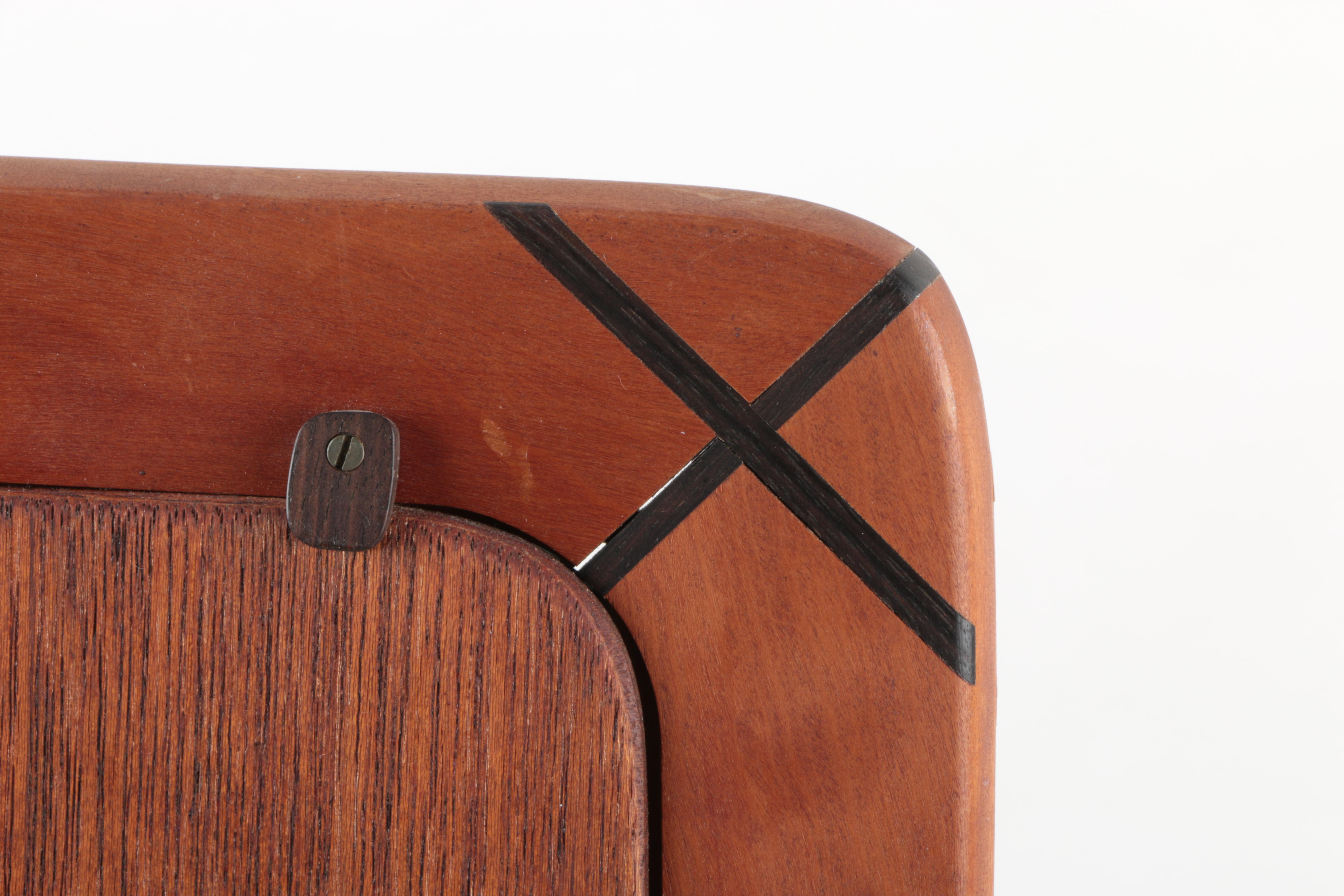 Standing Wood Framed Vanity Mirror