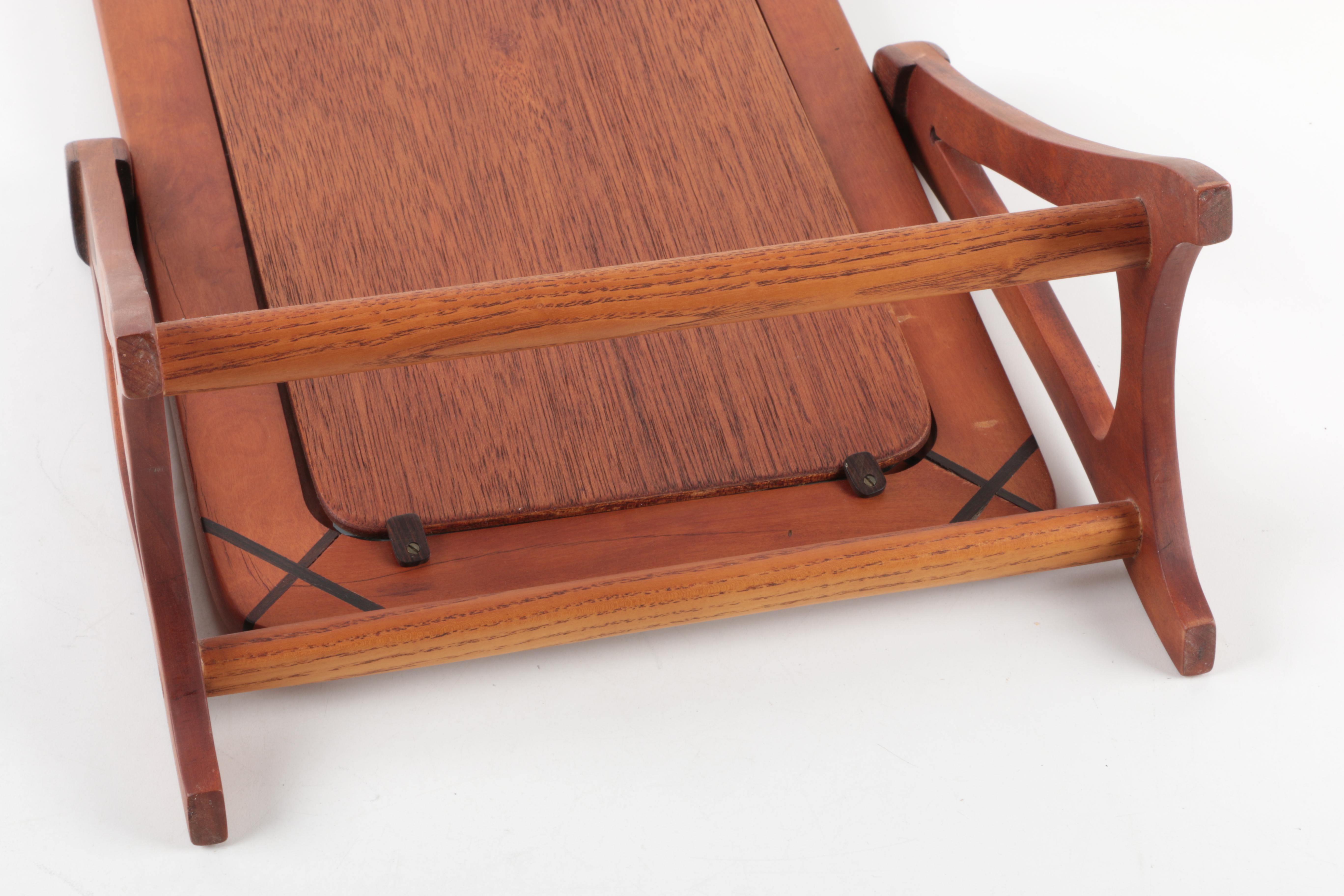 Standing Wood Framed Vanity Mirror