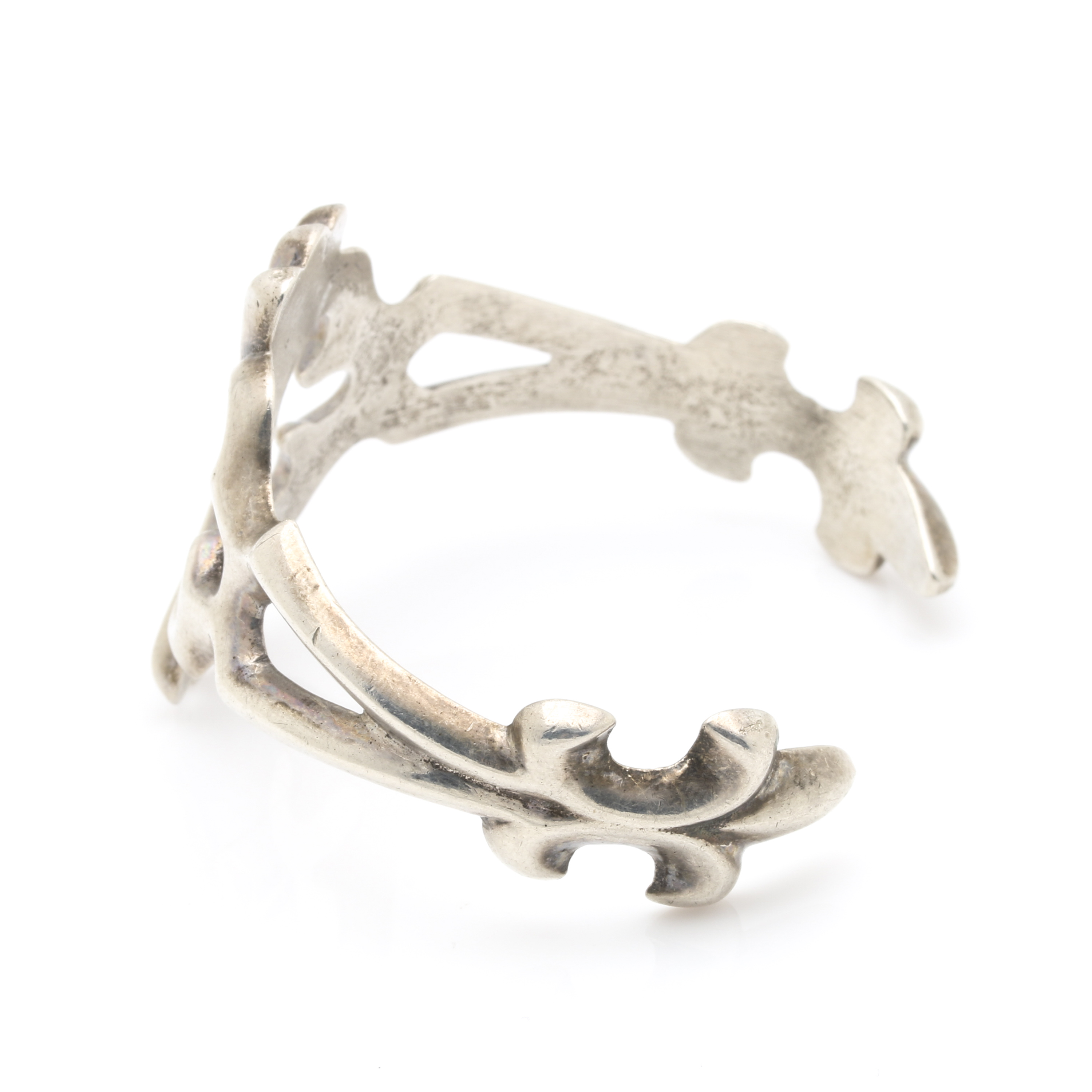 Navajo Francis L. Begay Sterling Silver Cuff Bracelet