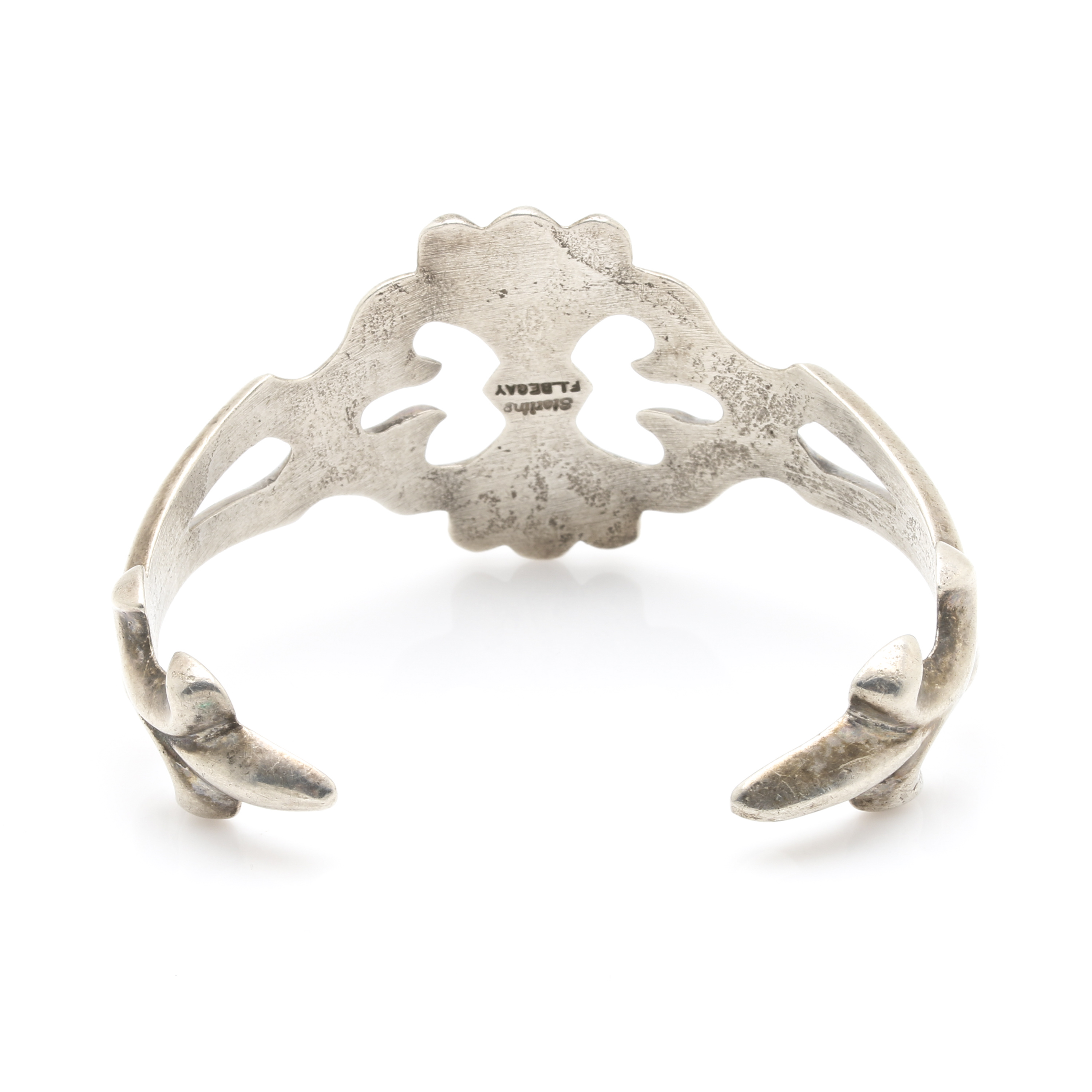 Navajo Francis L. Begay Sterling Silver Cuff Bracelet