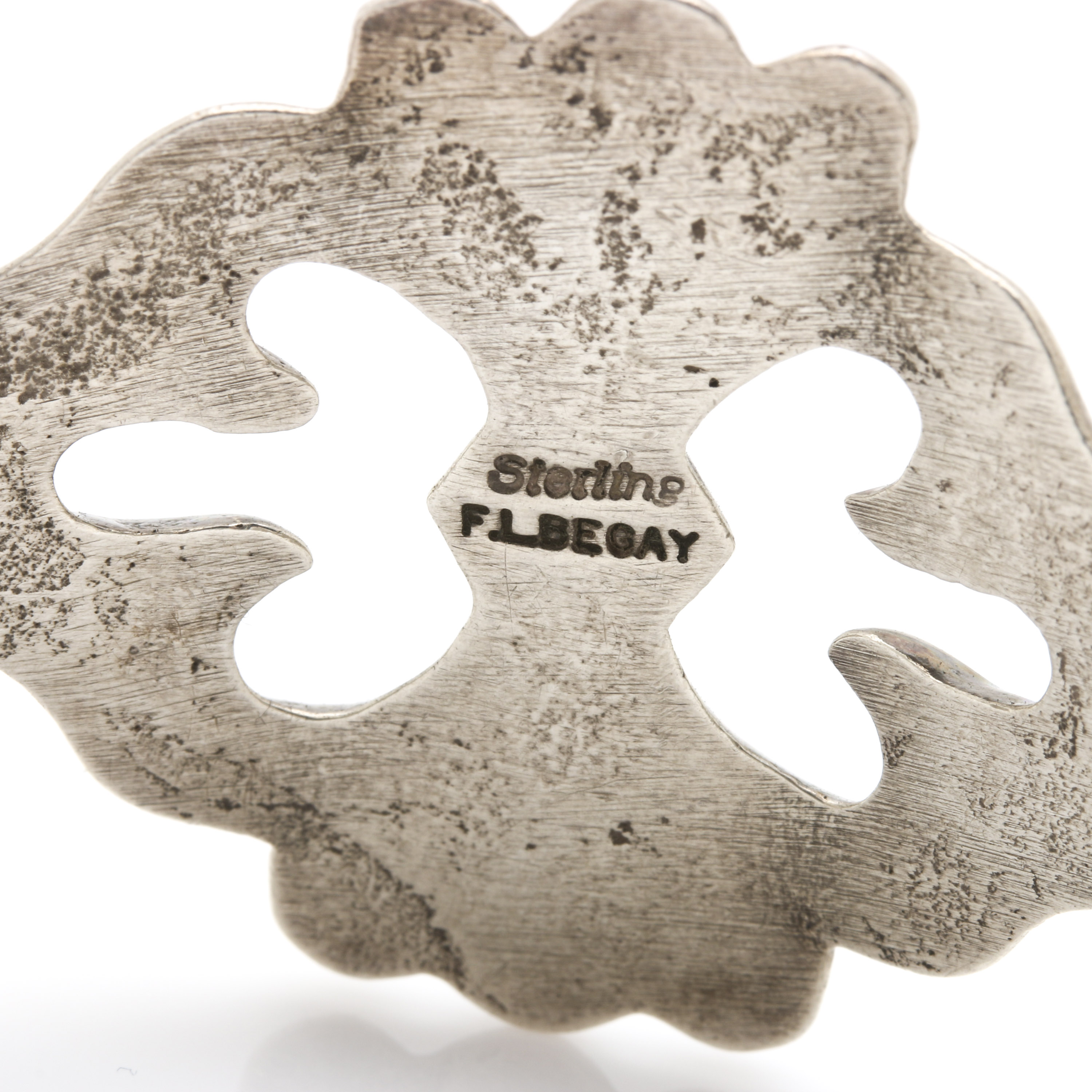 Navajo Francis L. Begay Sterling Silver Cuff Bracelet