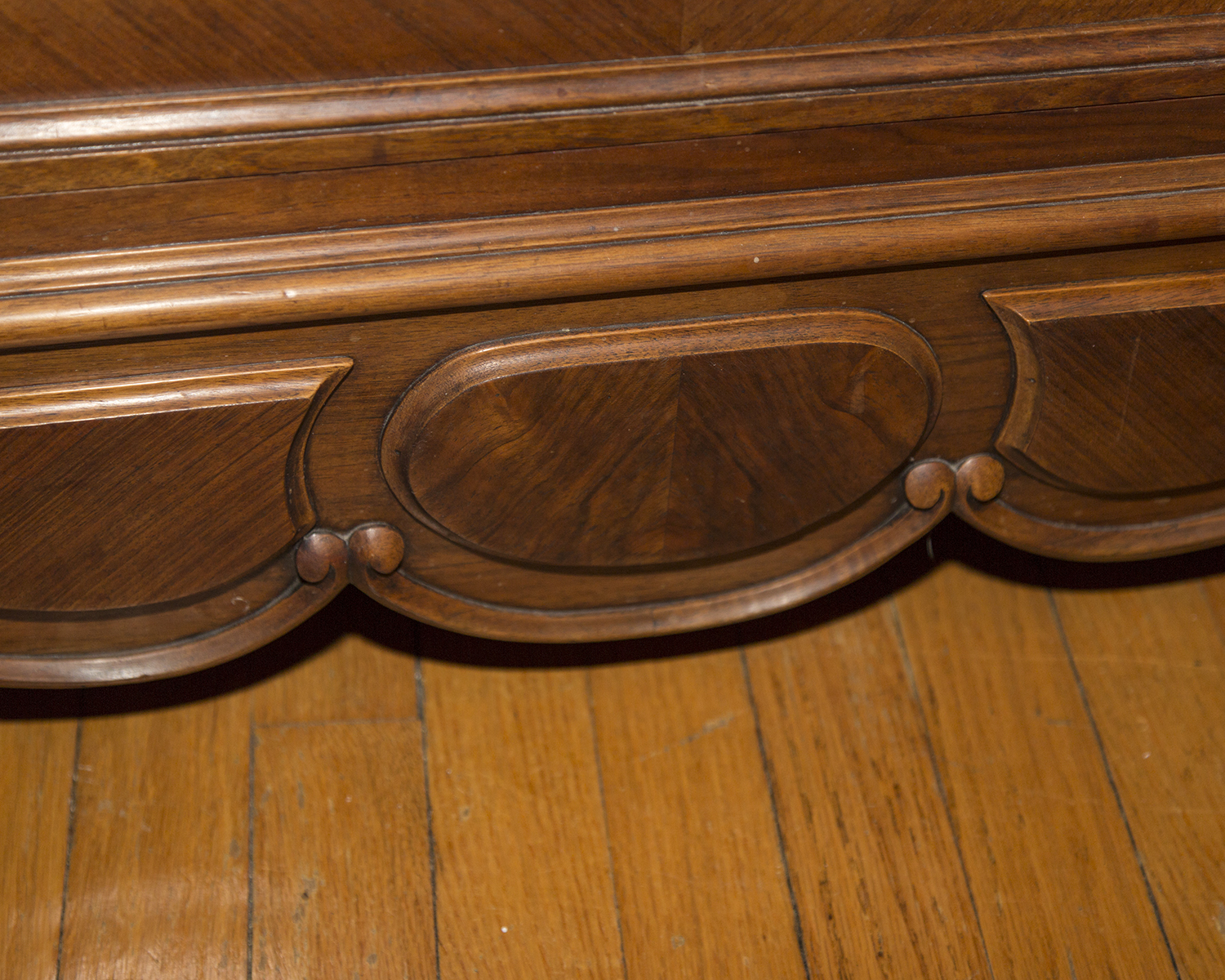 Antique French Louis XV Style Marble Top Dresser with Mirror