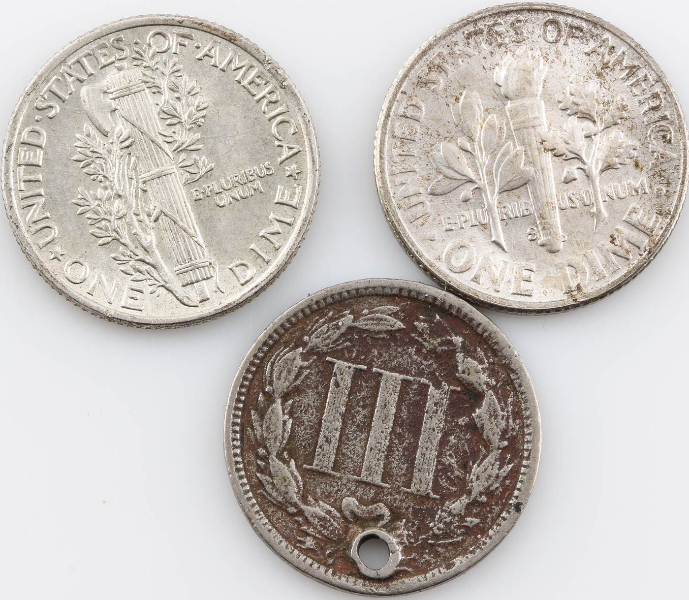 Group of Ten Various American Coins