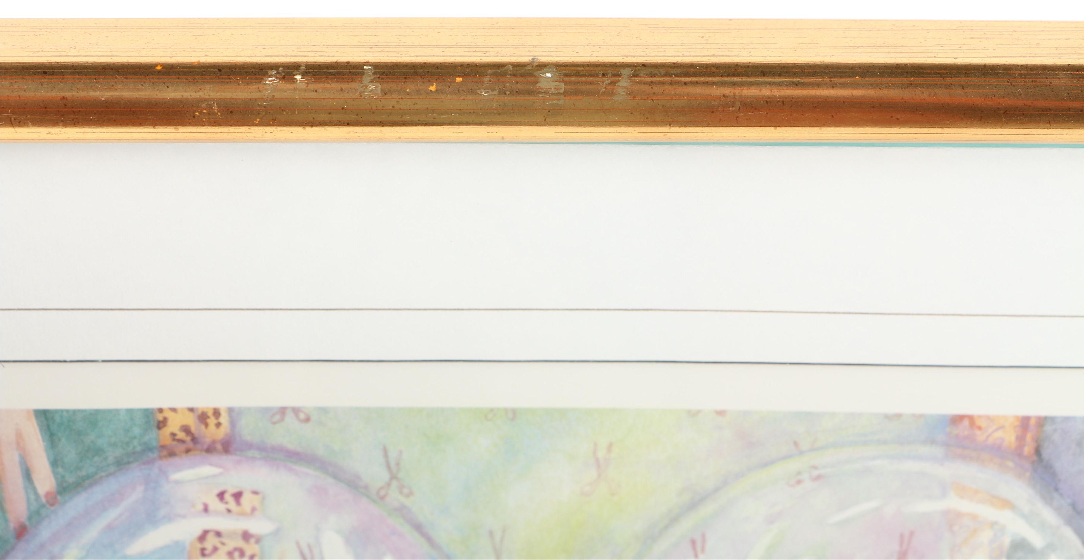 Jonathan Heath Limited Edition Offset Lithograph on Paper "Hair Curlers"