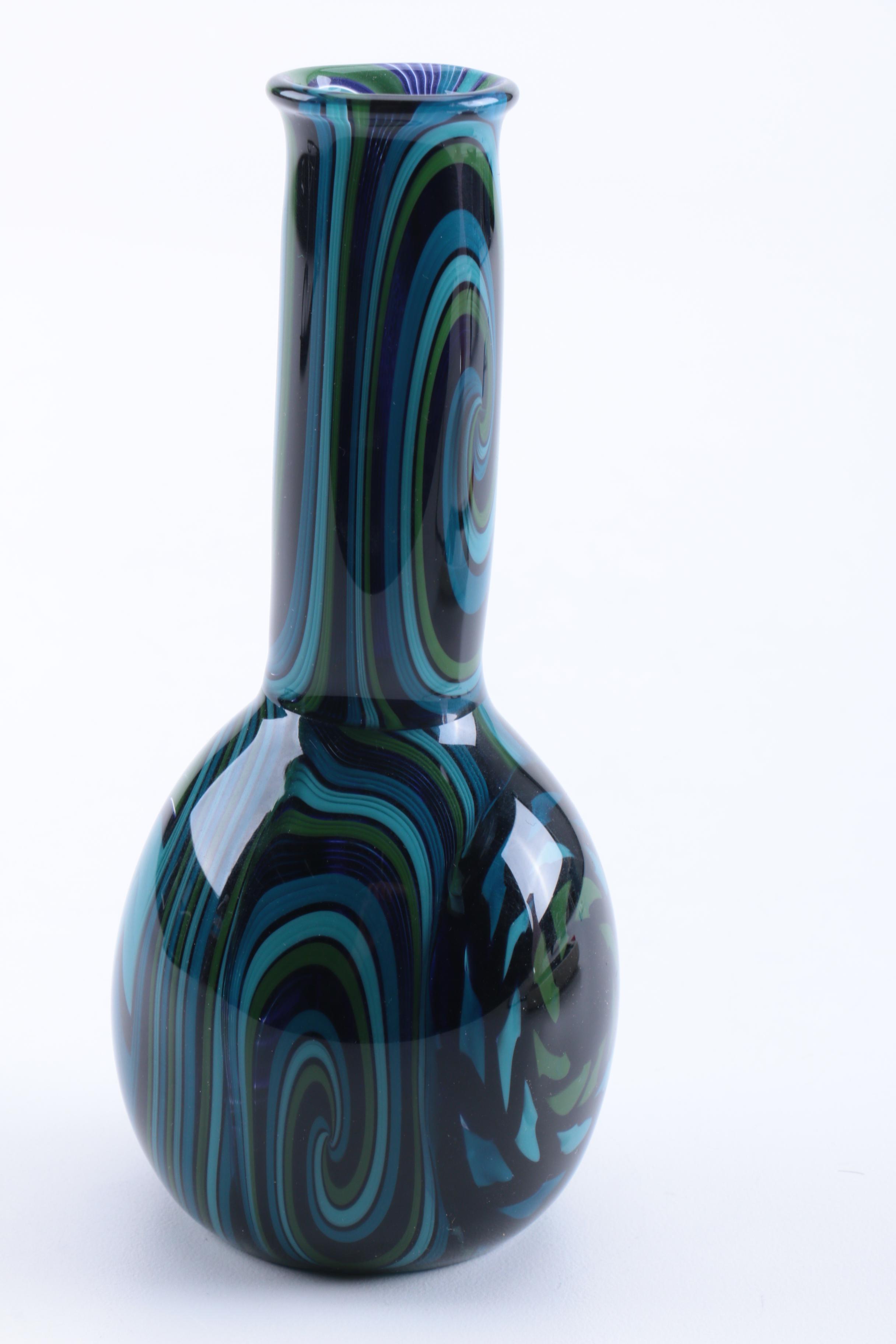 Colorful Glass Bud Vases
