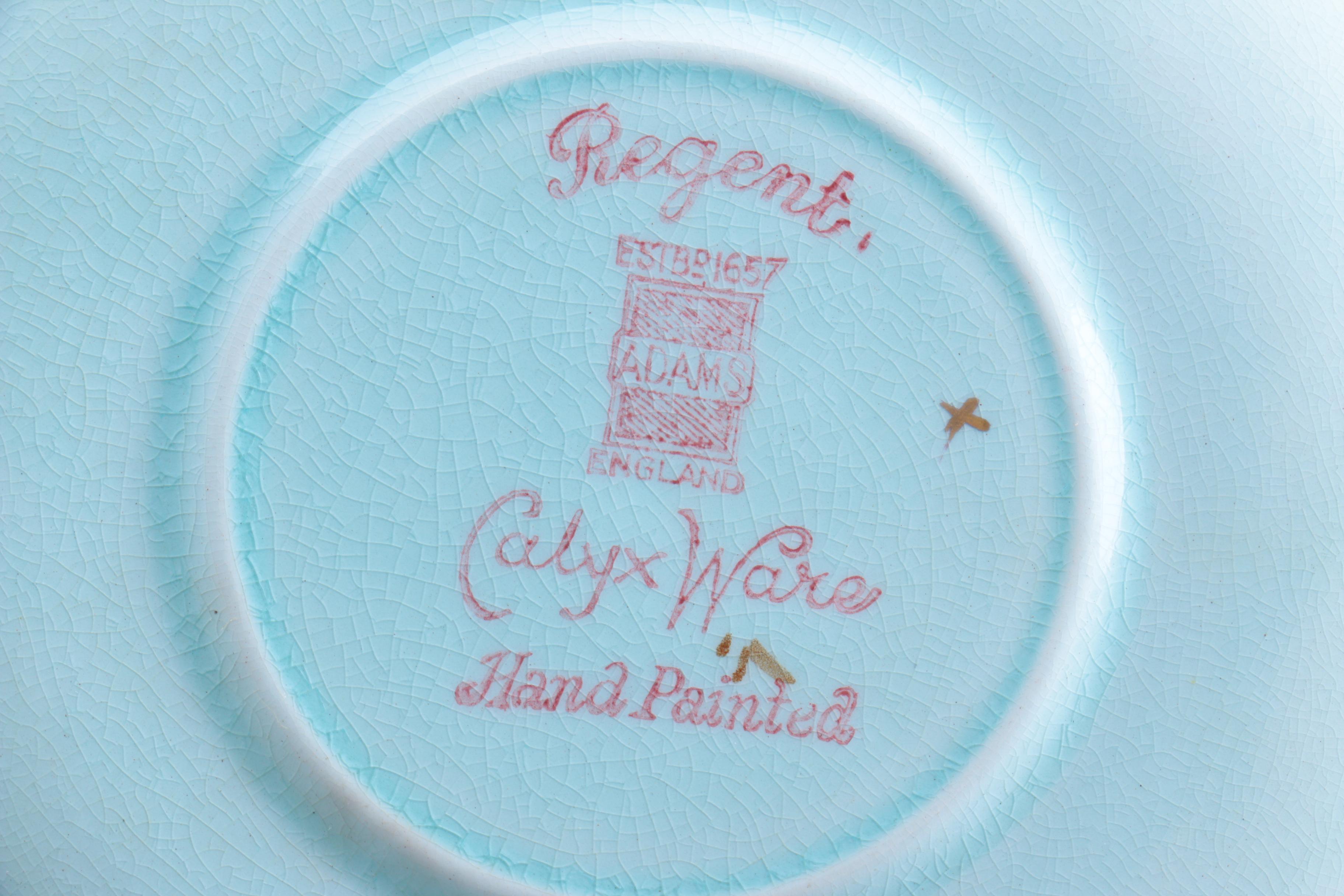 Vintage Adams "Regent" Ironstone Calyx Ware Tea Set