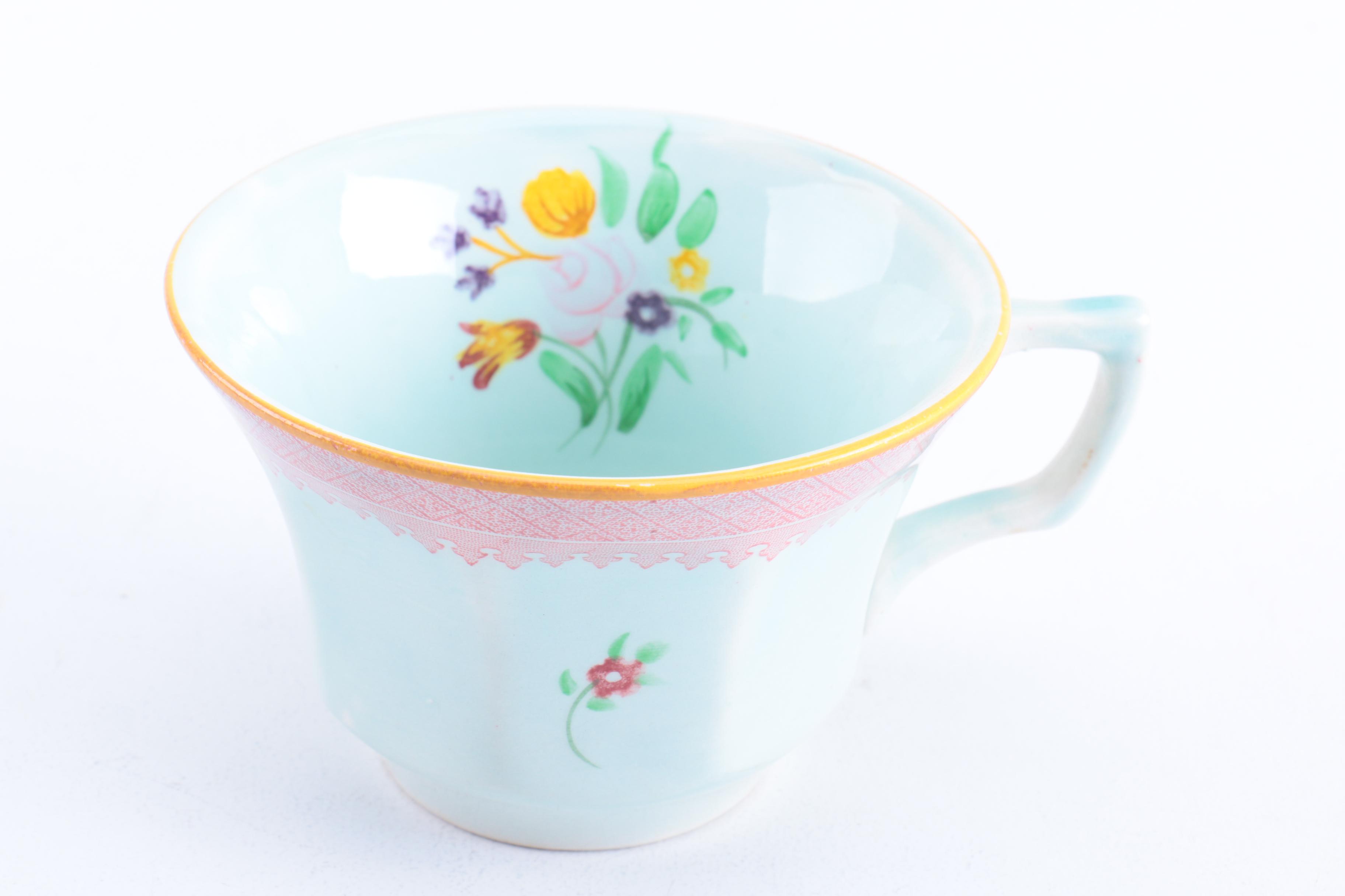 Vintage Adams "Lowestoft" Ironstone Calyx Ware Tableware