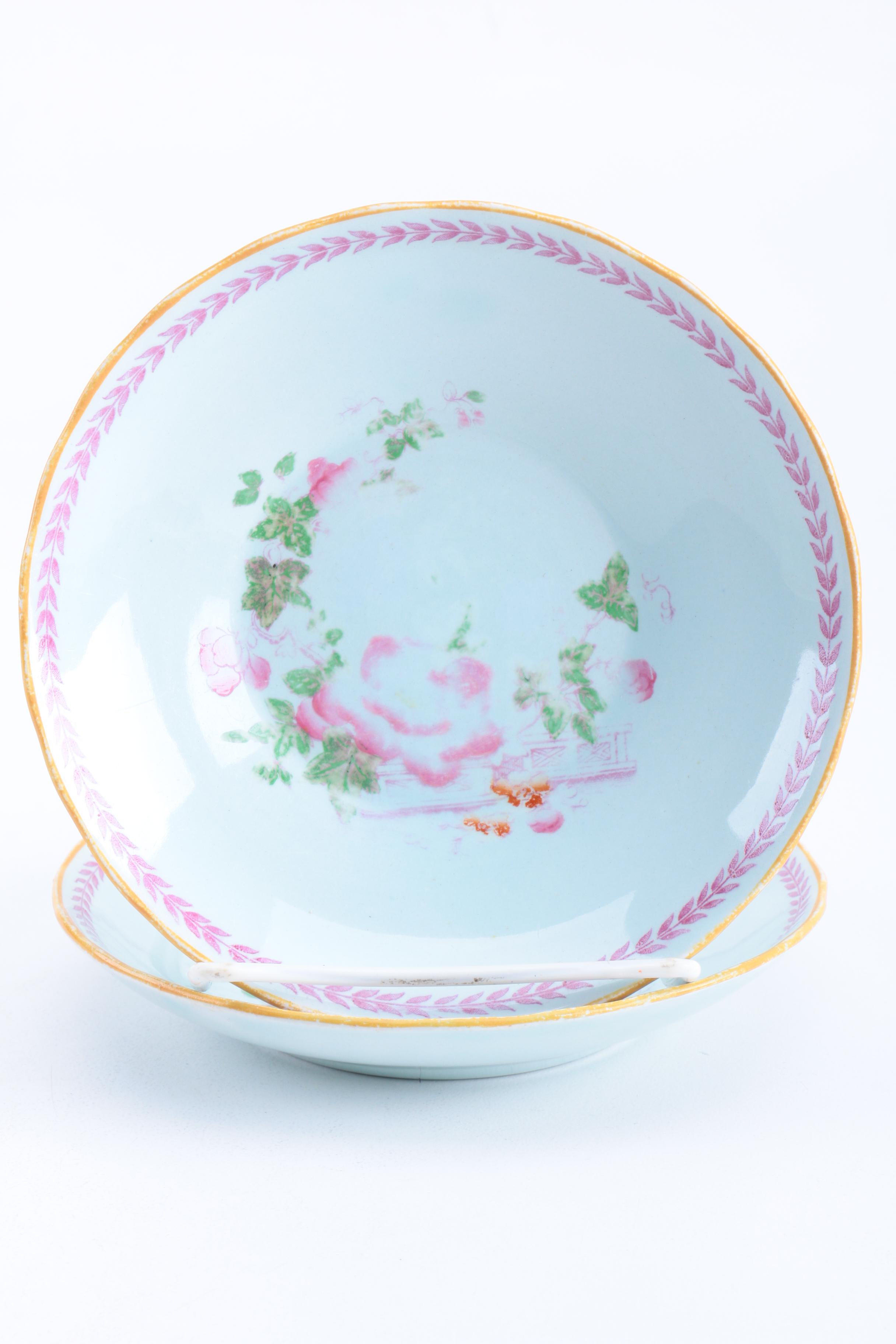 Vintage Adams "Lowestoft" Ironstone Calyx Ware Tableware