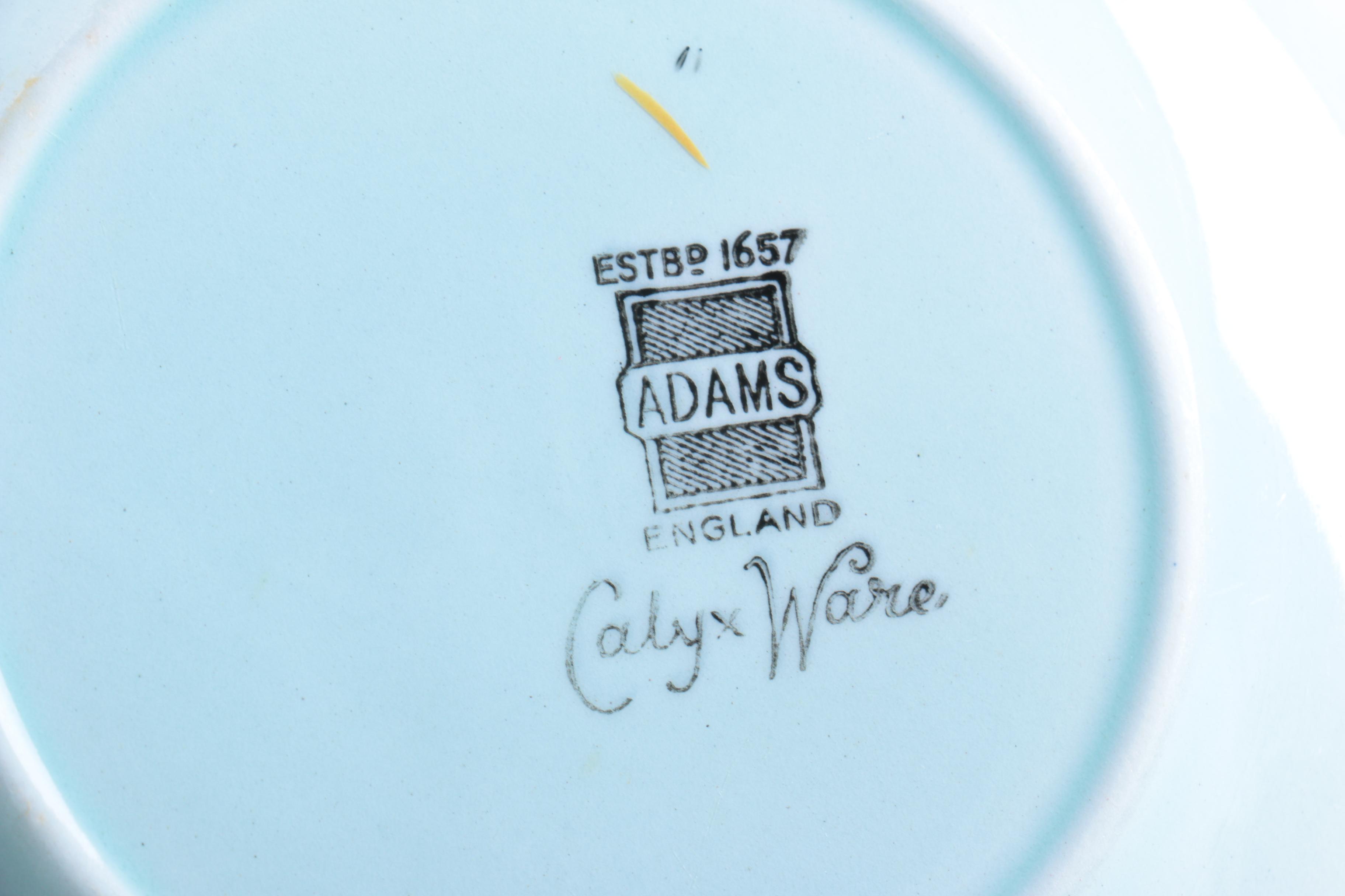 Vintage Adams "Lowestoft" Ironstone Calyx Ware Tableware