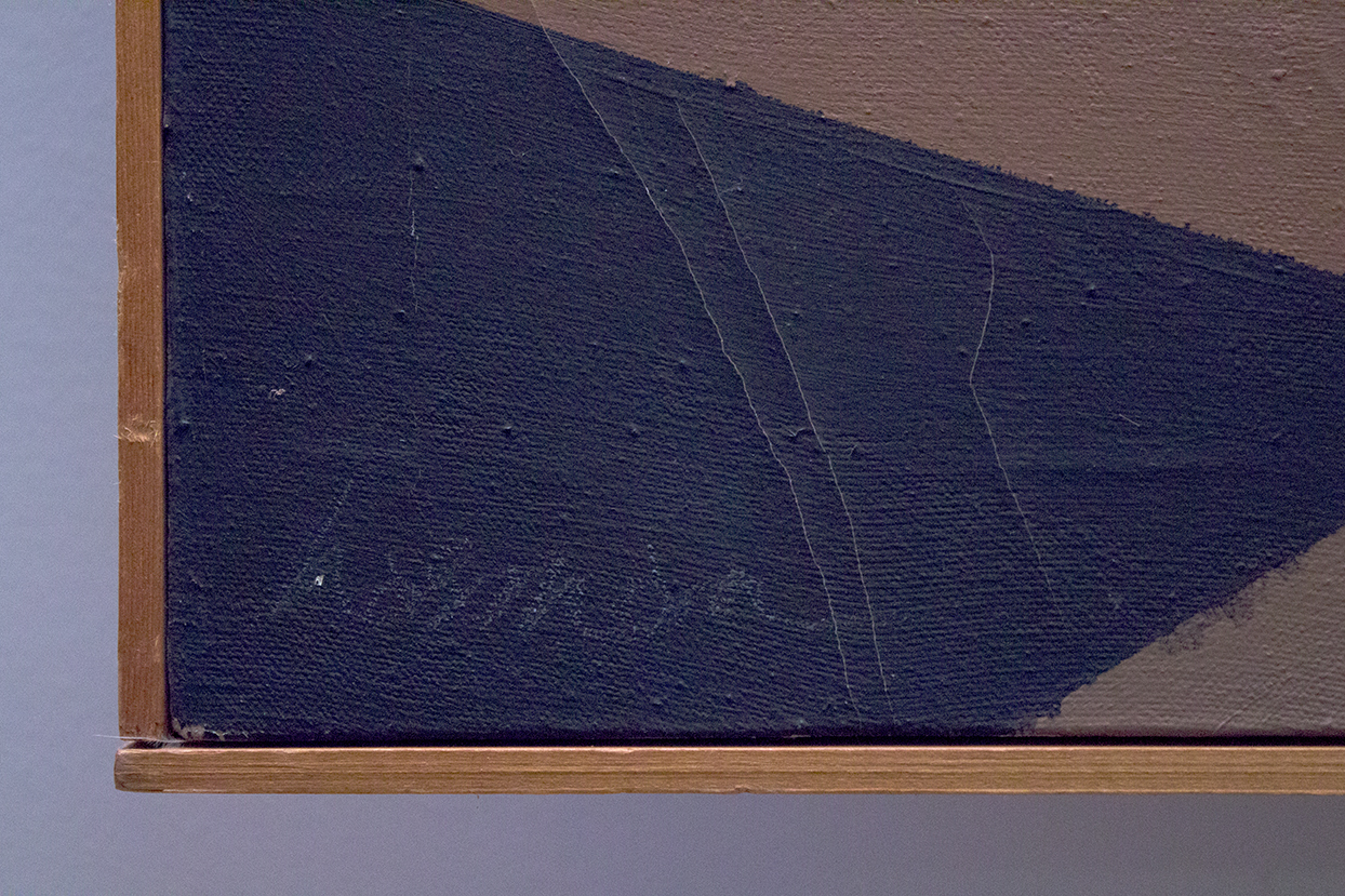 "Chairs" Original Acrylic on Canvas by Joanne Hasman, Circa 1970s