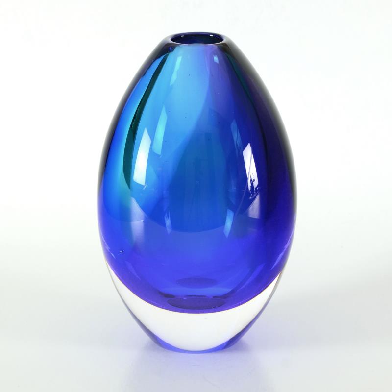Paul Brayton Signed Hand-Blown Glass Vase