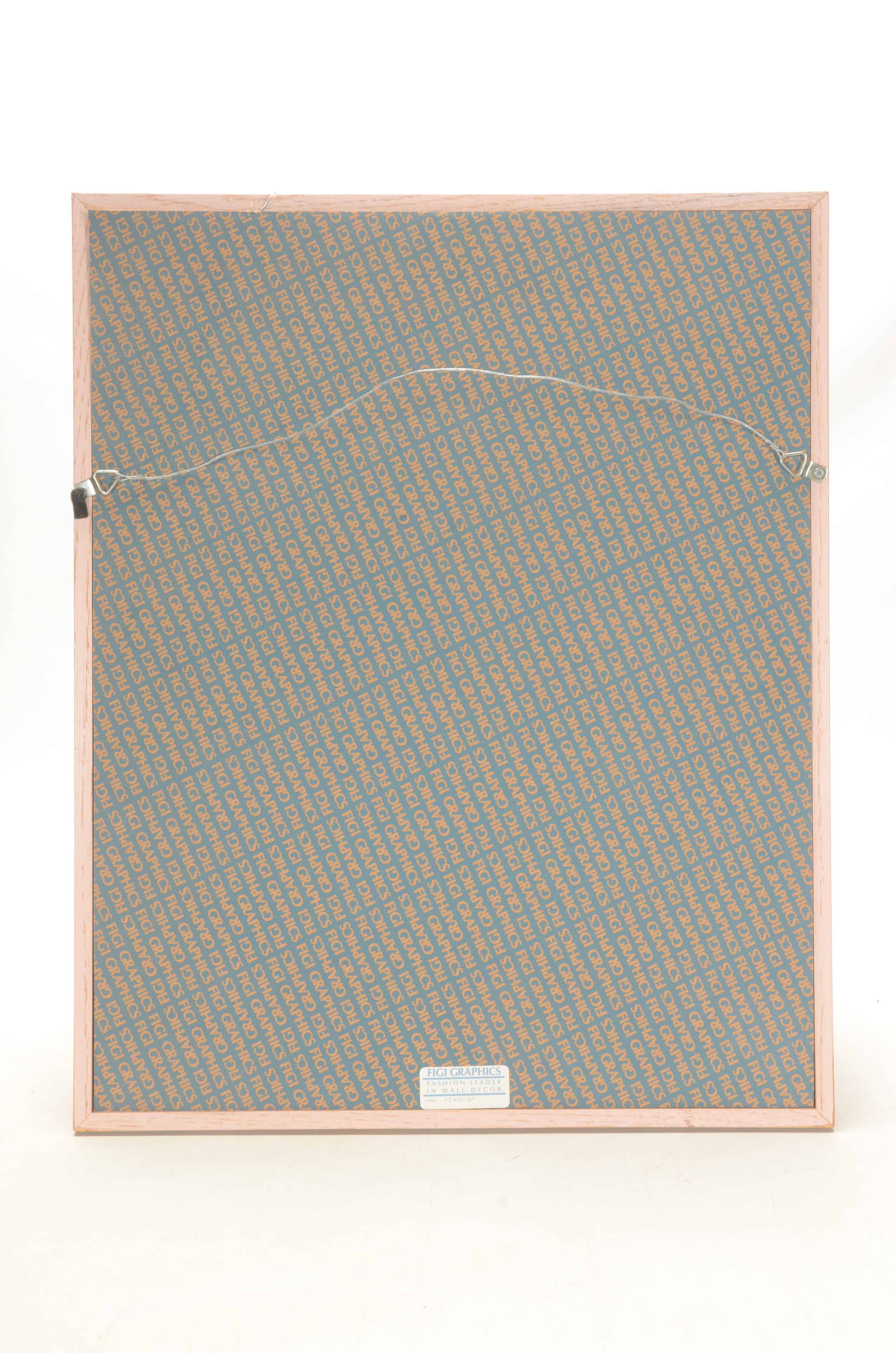 Wess Original Embossed Watercolor "Desert Window"