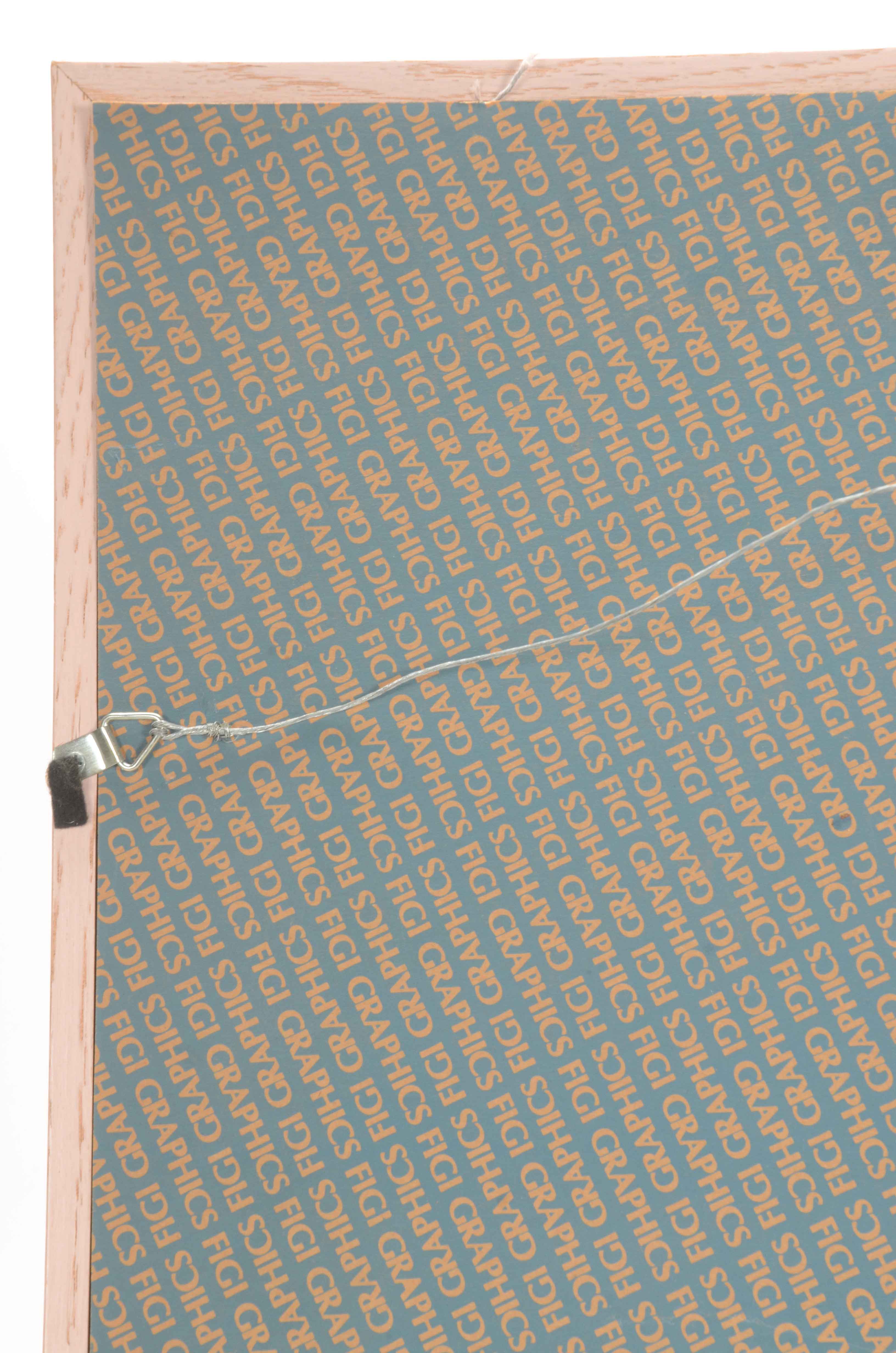 Wess Original Embossed Watercolor "Desert Window"