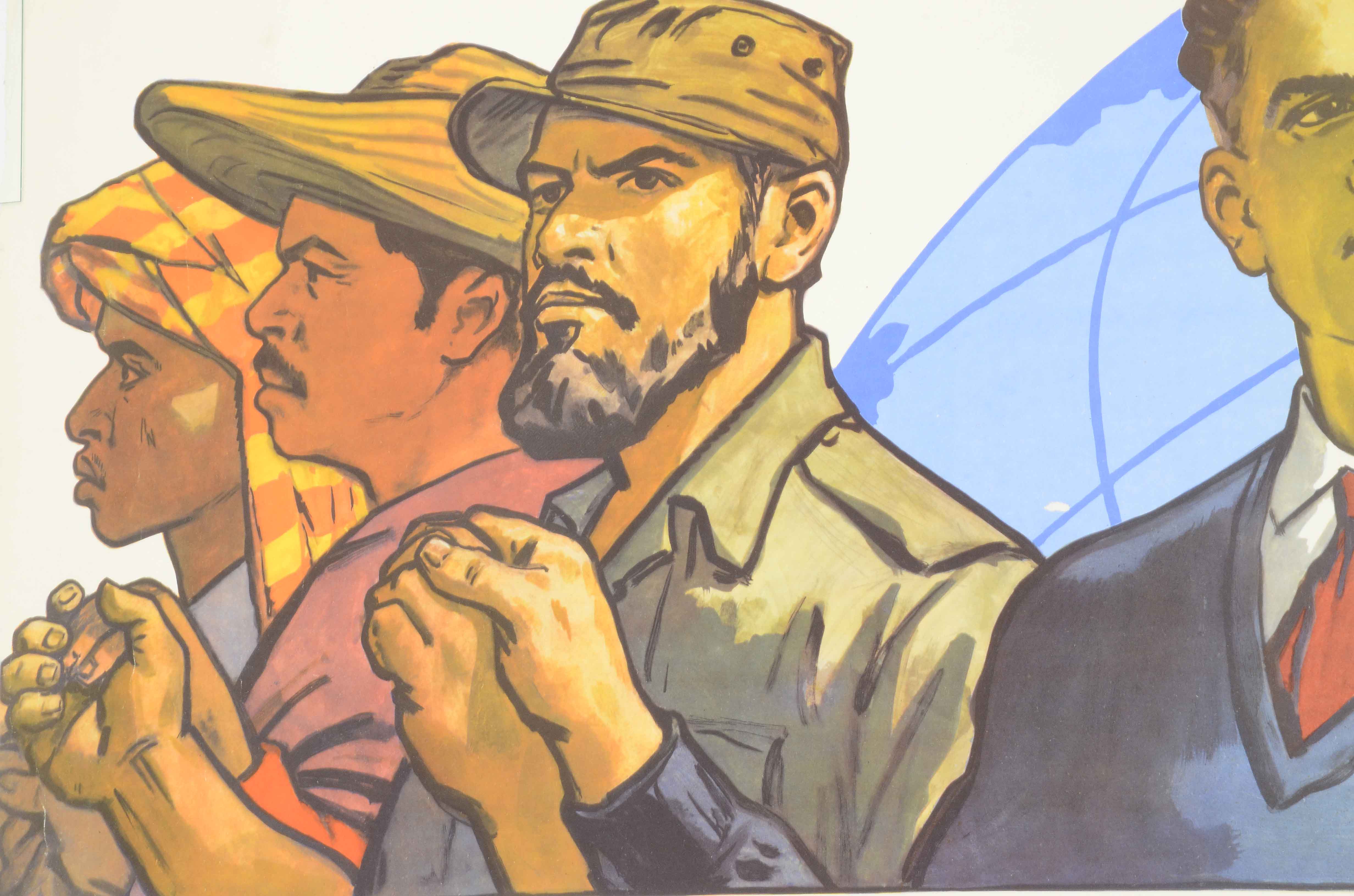 Original Vintage Soviet Russia Propaganda Poster