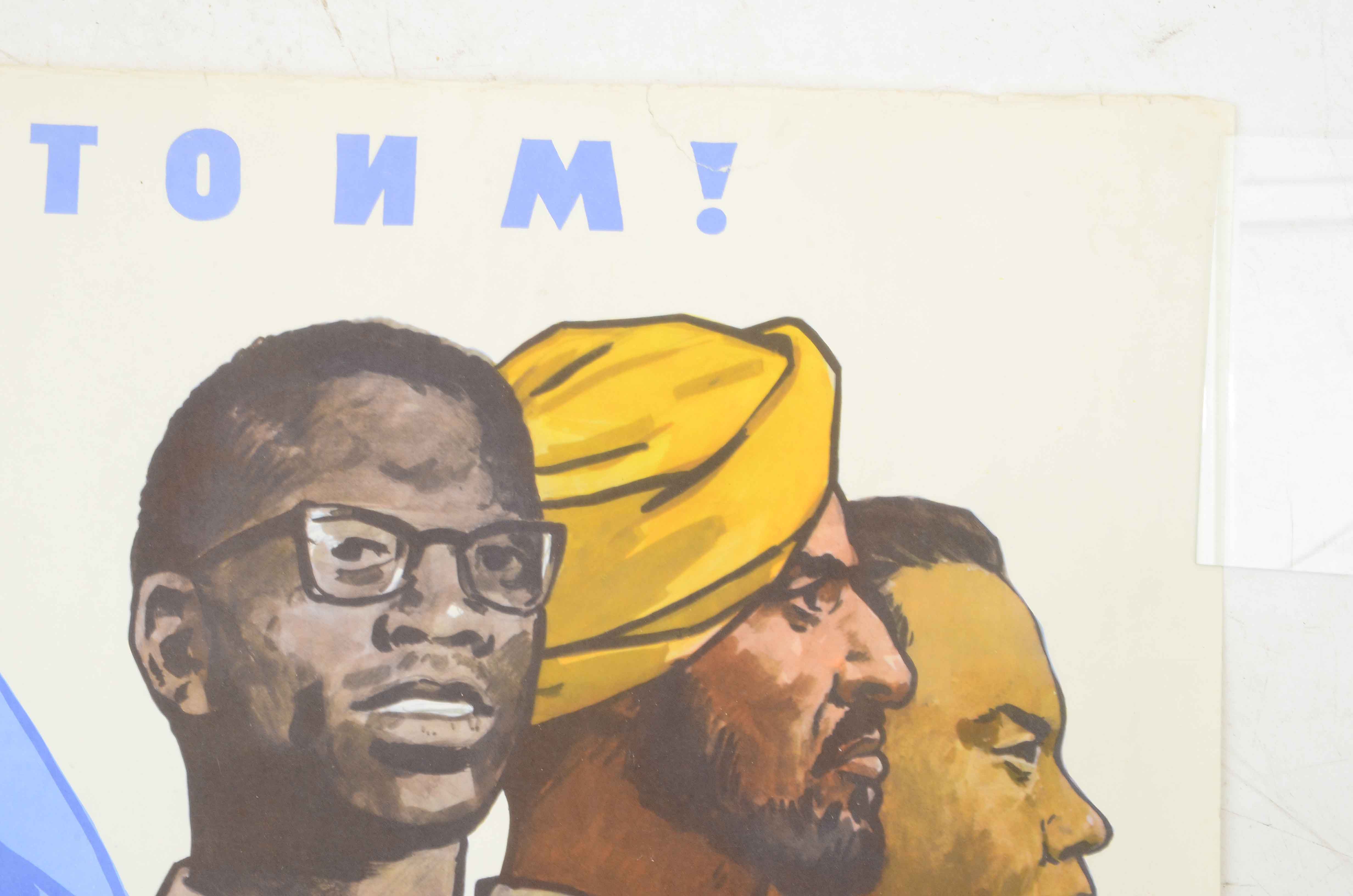 Original Vintage Soviet Russia Propaganda Poster