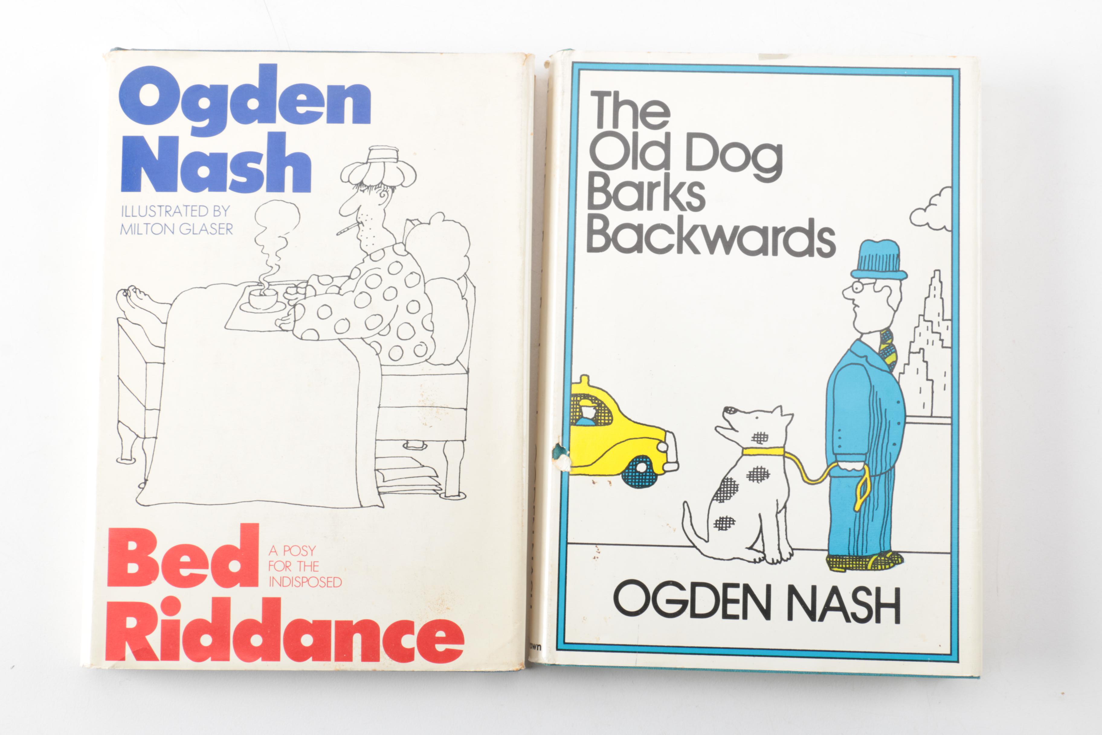 Nine Vintage Hardcover Books Featuring Roald Dahl and Ernest Hemingway