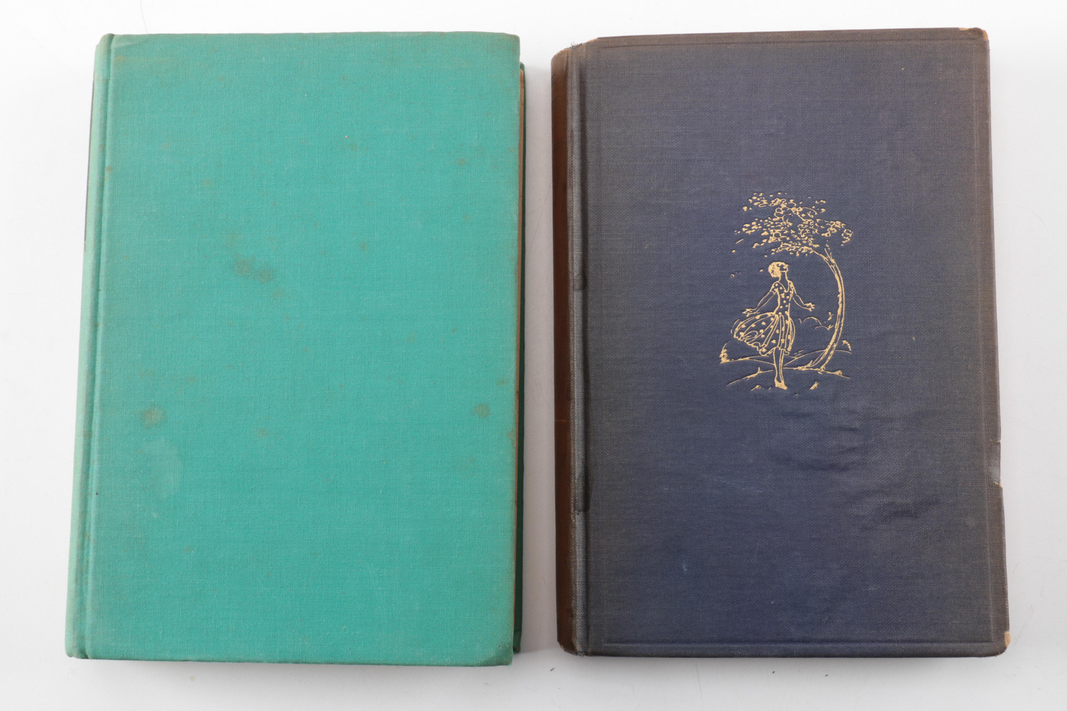 Nine Vintage Hardcover Books Featuring Roald Dahl and Ernest Hemingway