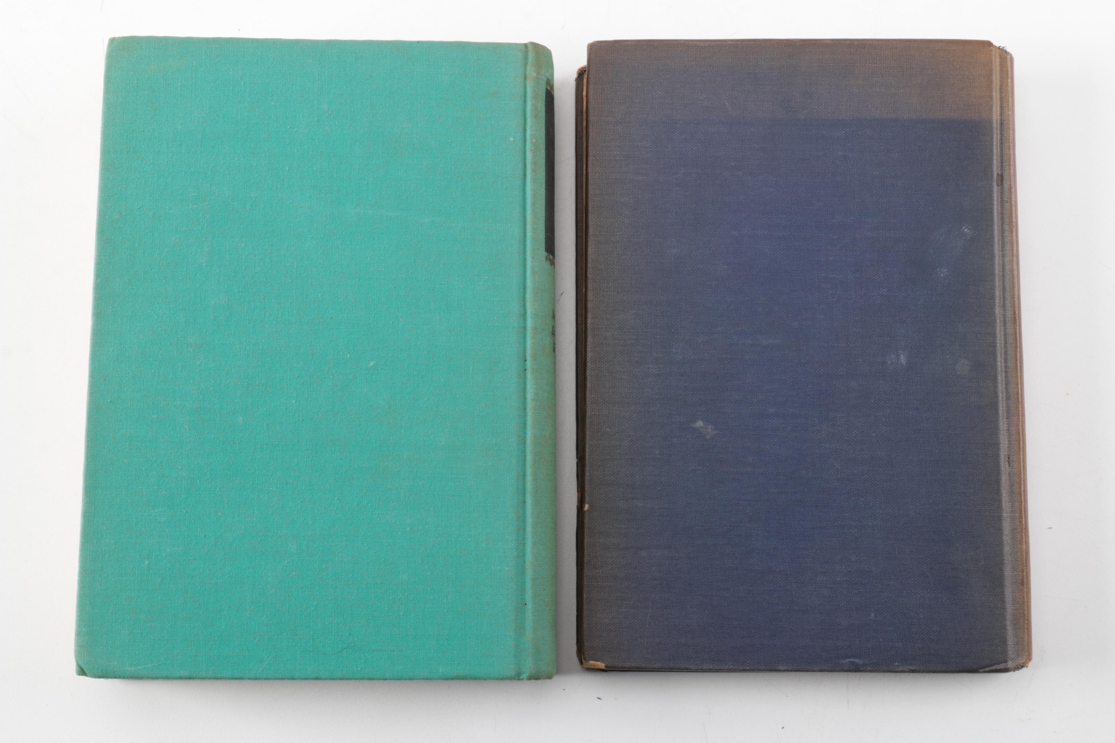 Nine Vintage Hardcover Books Featuring Roald Dahl and Ernest Hemingway