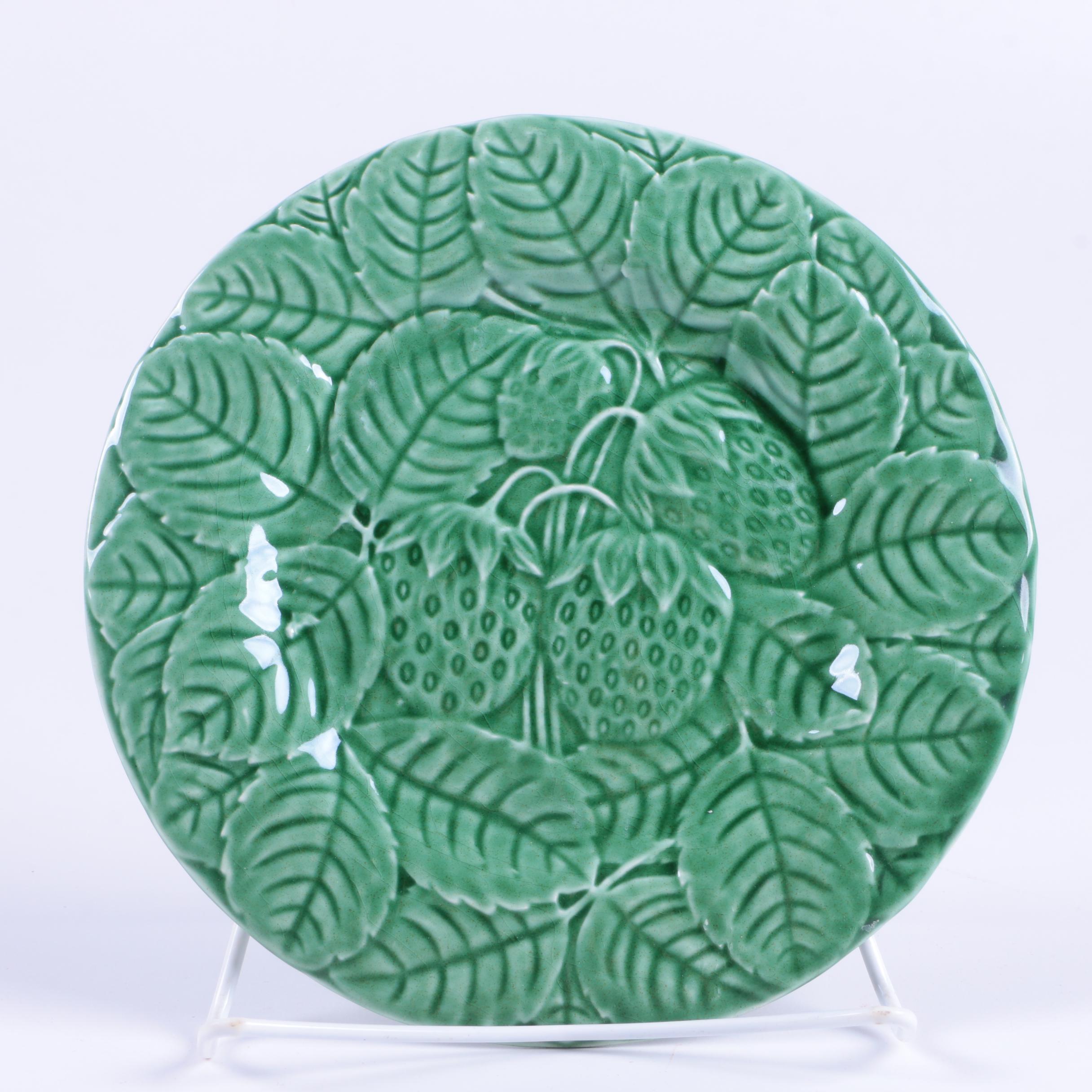 Portuguese Bordallo Pinheiro Stoneware Plates