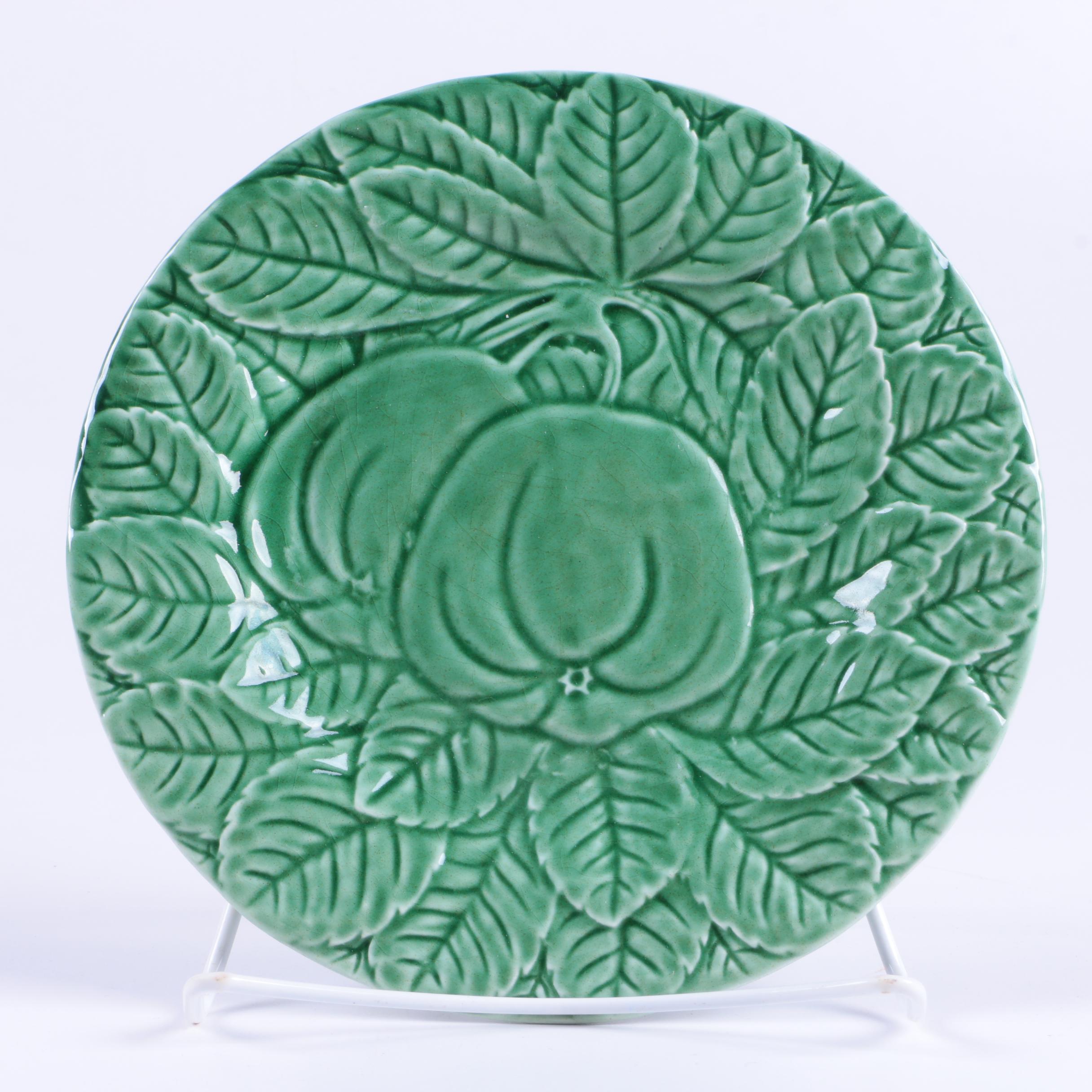 Portuguese Bordallo Pinheiro Stoneware Plates