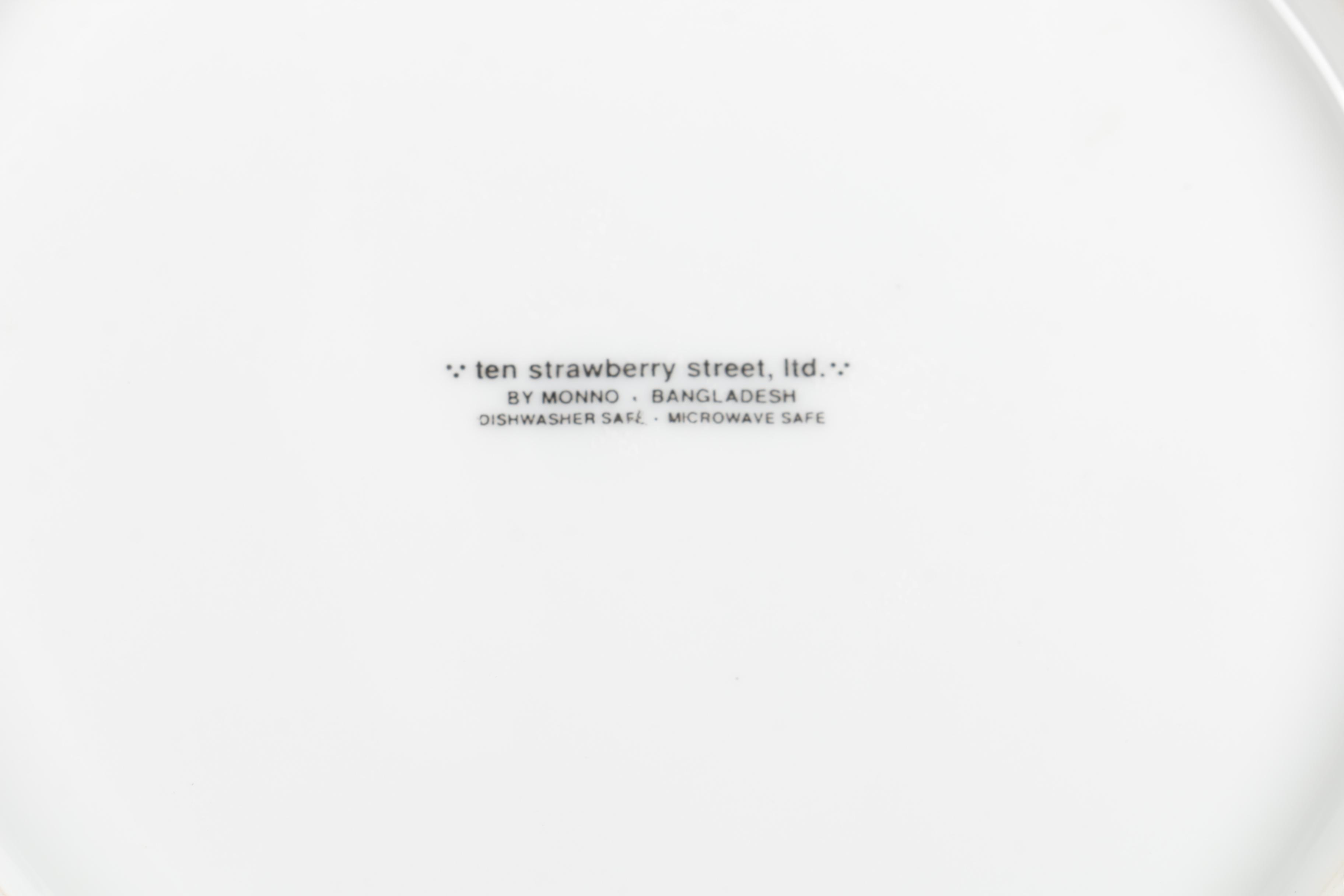 Ceramic Cup, Saucer, and Plate Assortment Including Belleek