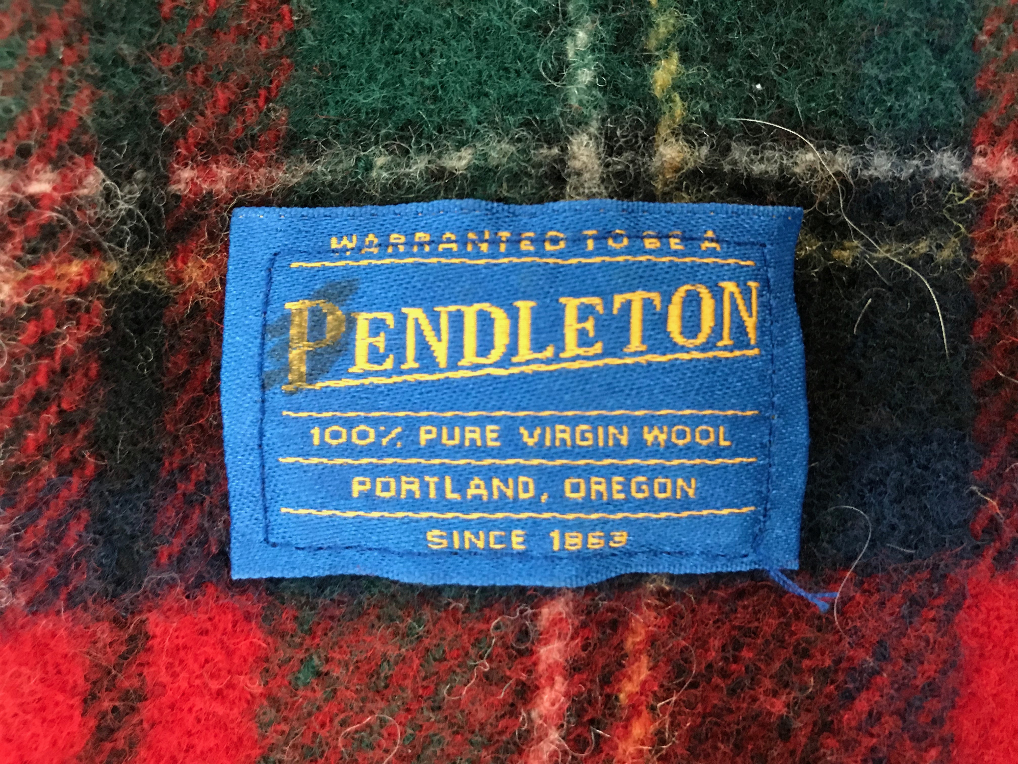 Pendleton Plaid Wool Blanket