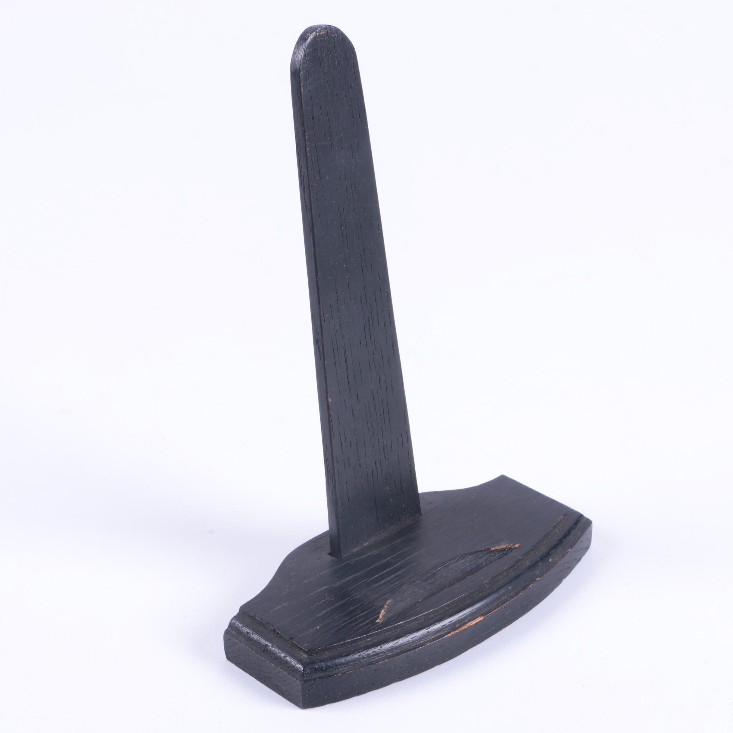 Hand-Painted Porcelain Plate and Stand